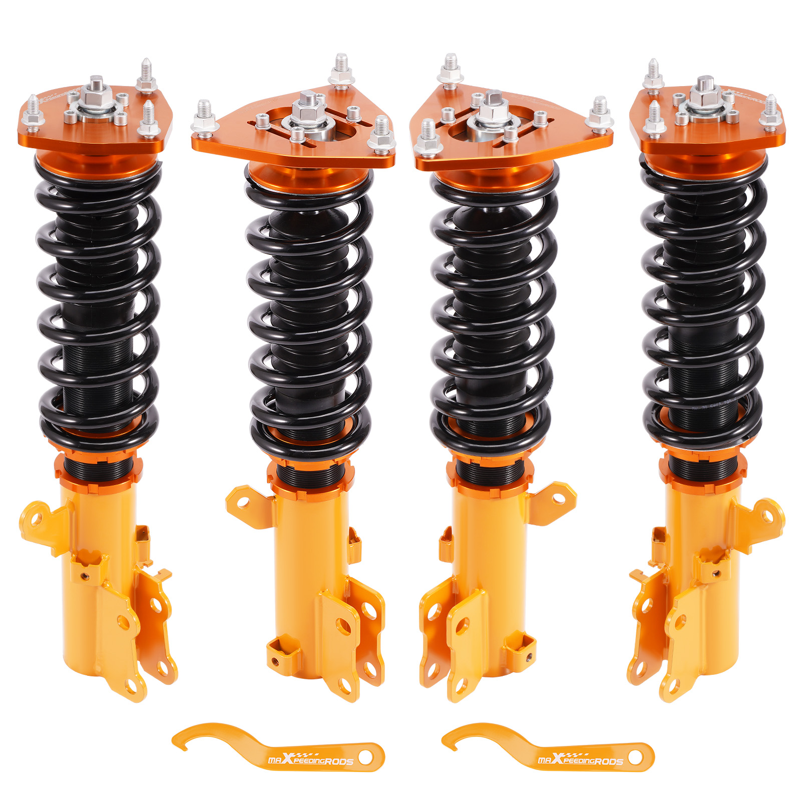 Doppelrohr Gewindefahrwerk for Hyundai Tiburon Coupé 2002–2009 Höhe Verstellbar