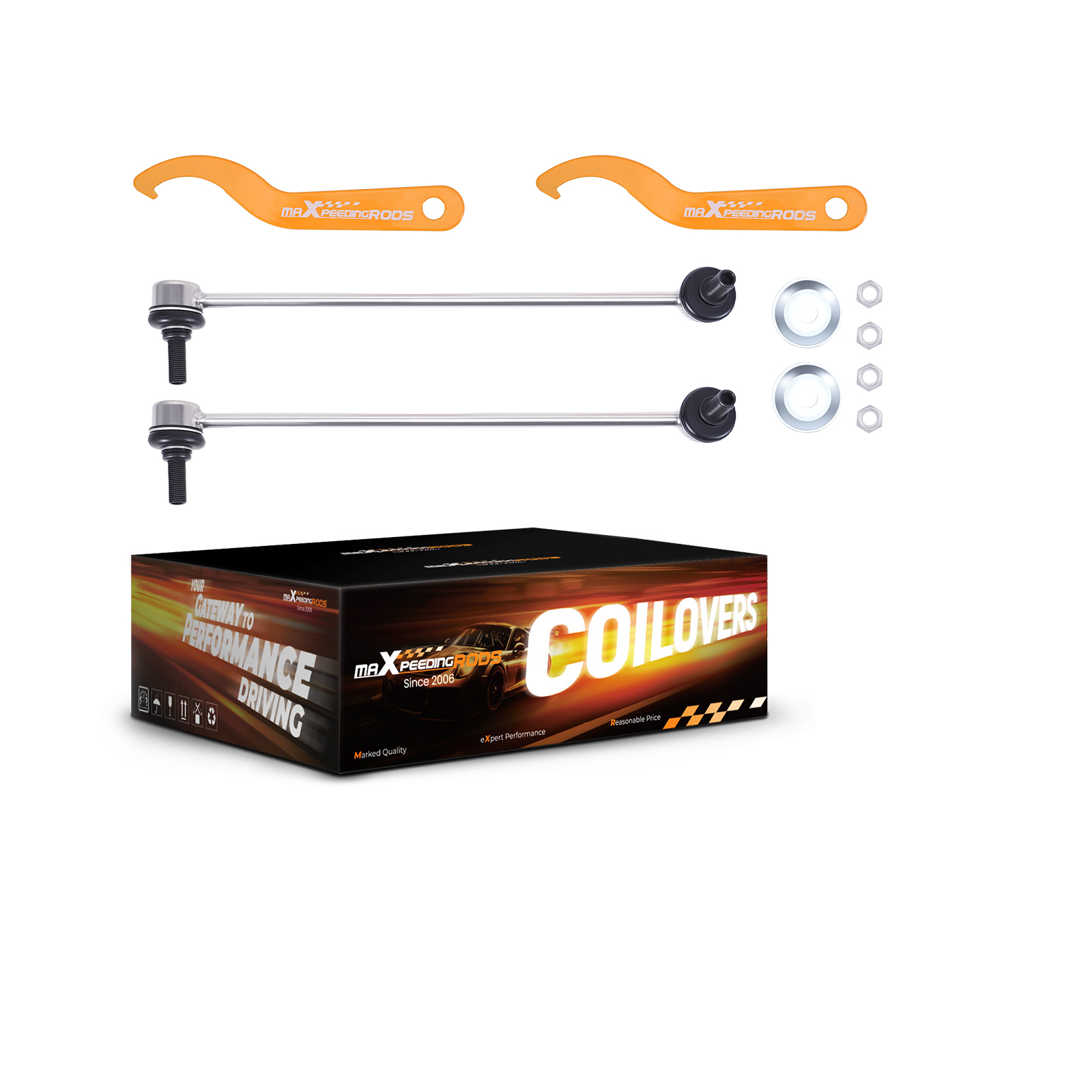 Gewindefahrwerk Komplett Sturzplatte for Hyundai Genesis Coupe 2010-2016
