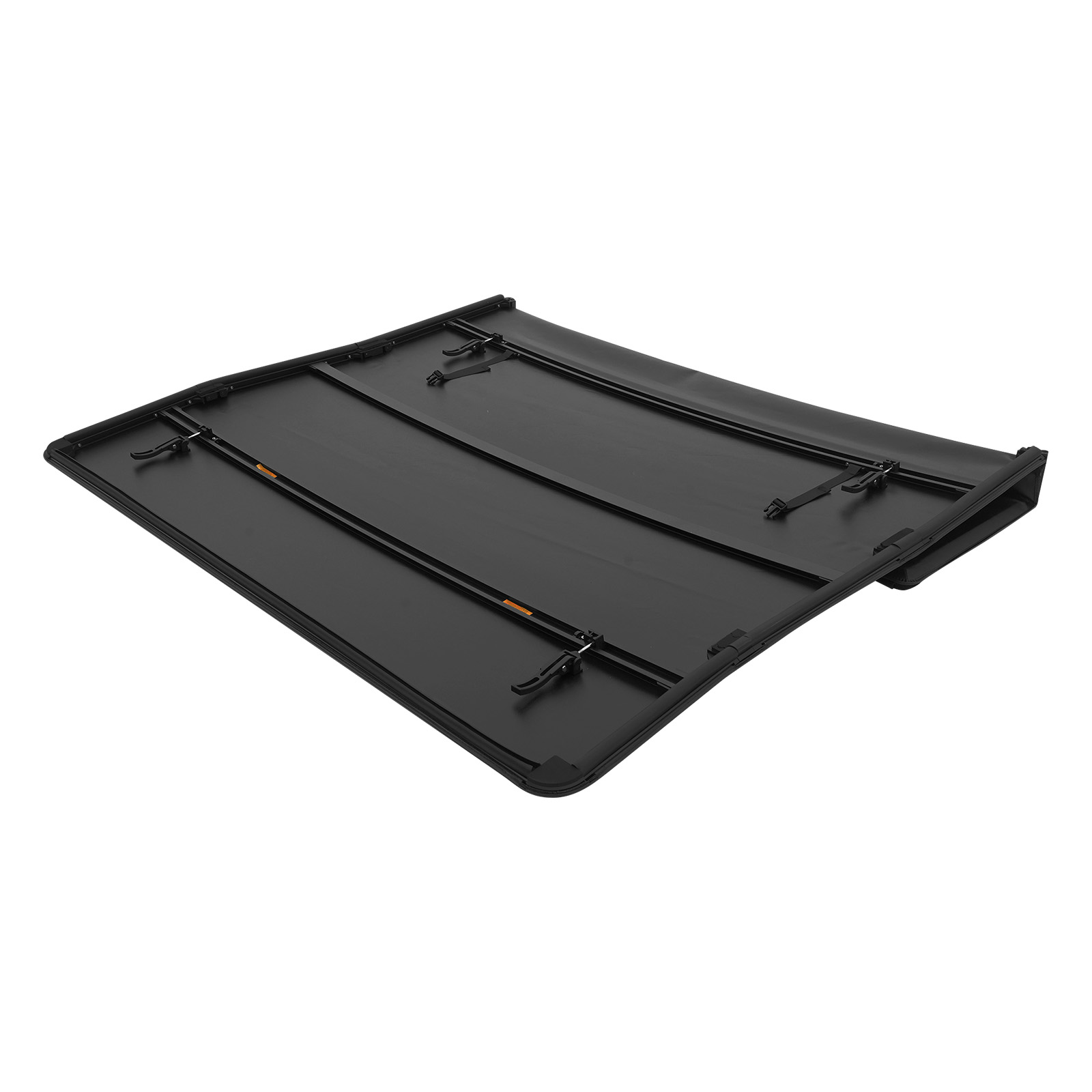 6.5ft 4-Fold Tonneau Cover for Silverado Sierra 1500 2500 1999-2006 W/LED Lamp