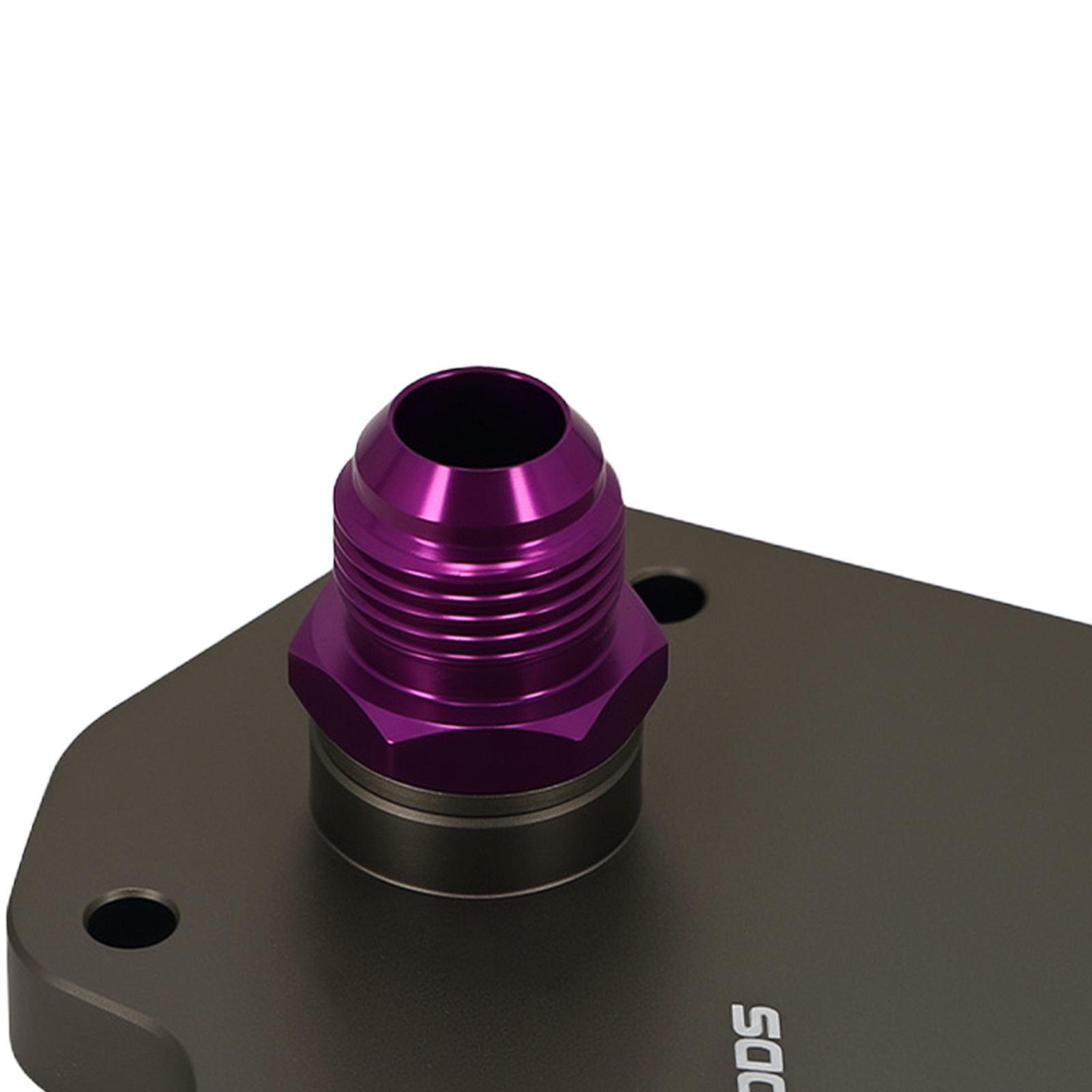 10AN Öl Sandwich Adapter for Audi S3 S4 3.0T A4L A6 C7 A5 Q7 eloxiert