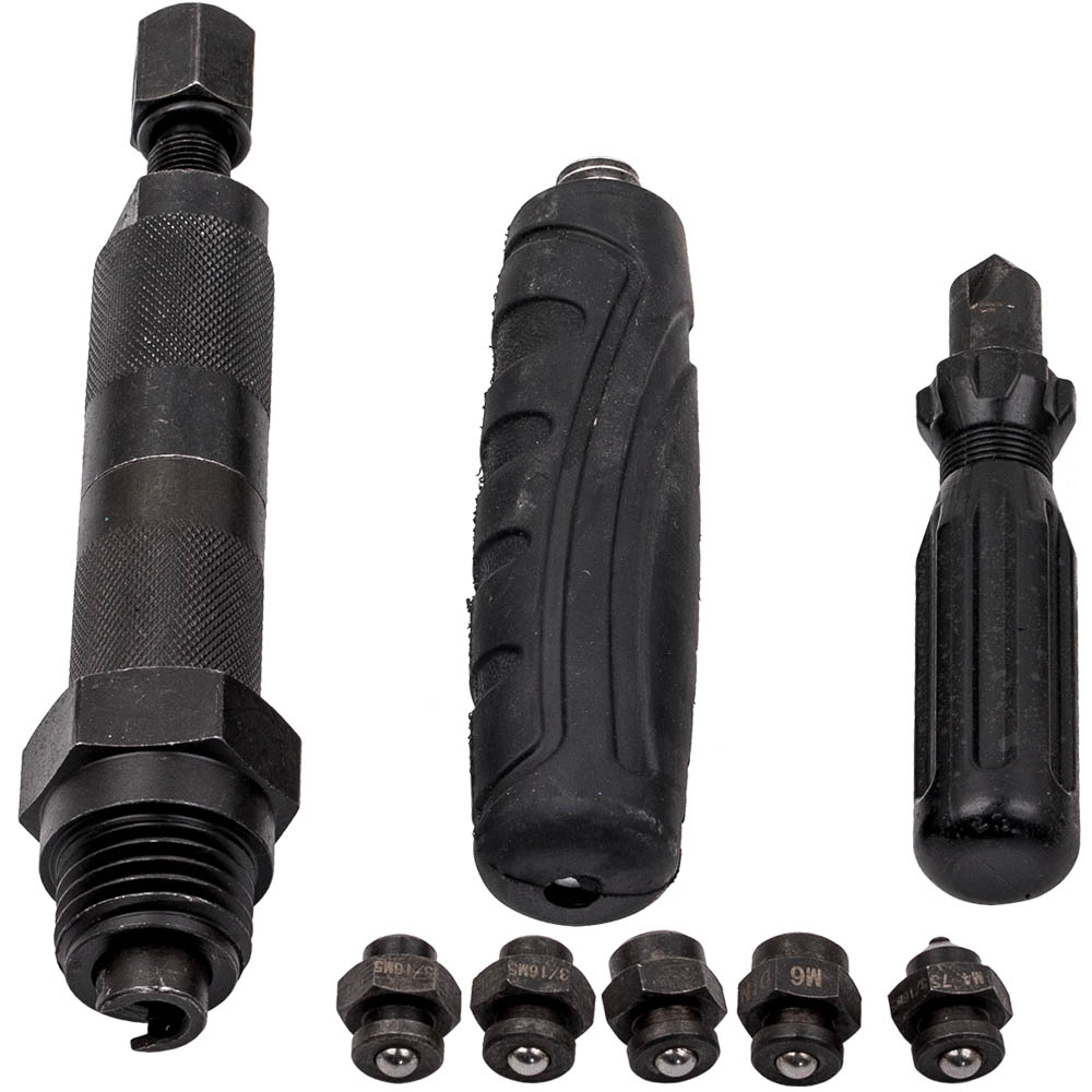 Hydraulisches Bördelgerät 4,75+5+6mm KFZ Bördelwerkzeug Bremsleitung Set 18-tlg.