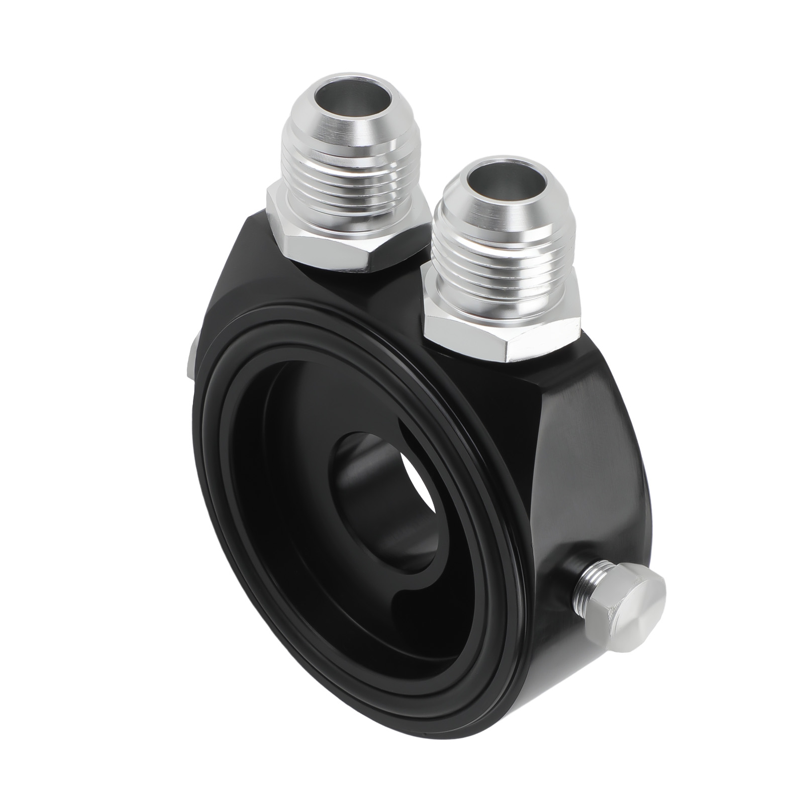 10 Row 10-AN Universal Engine Transmission Oil Cooler Filter Adapter Kit