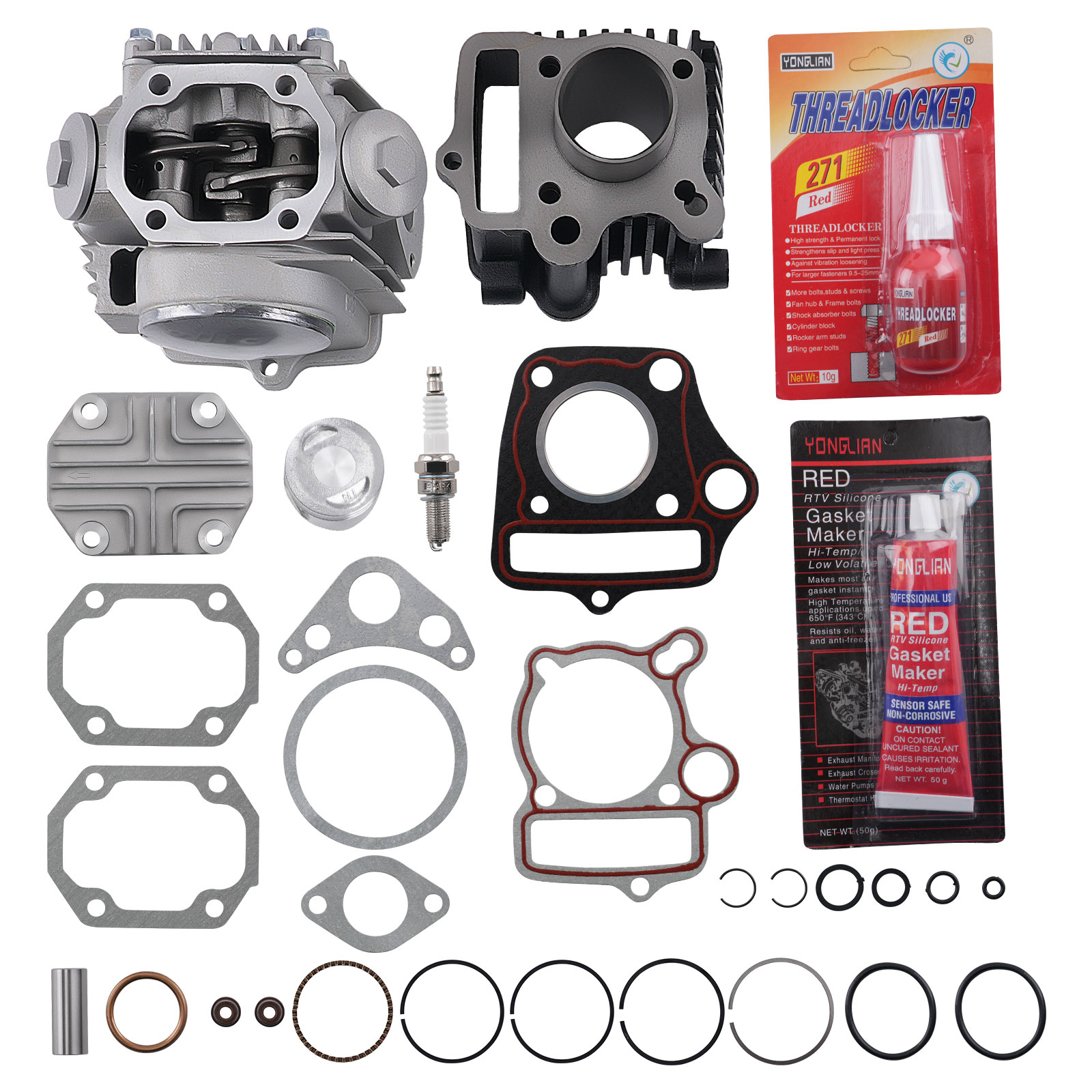 39mm Cylinder Rebuild Kit for Honda CRF50F XR50R 2000-2004 Z50R 1982-1999