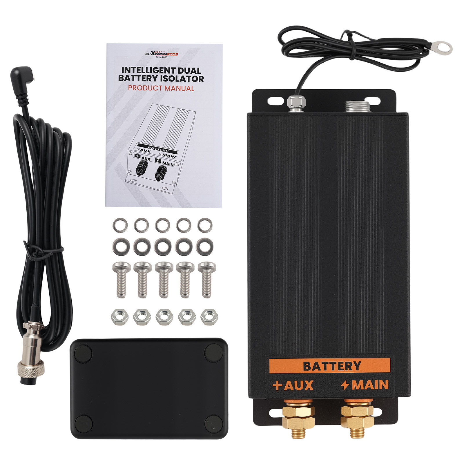 300amp Smart Battery Isolator Controller 12V/24V Dual battery manager Universal