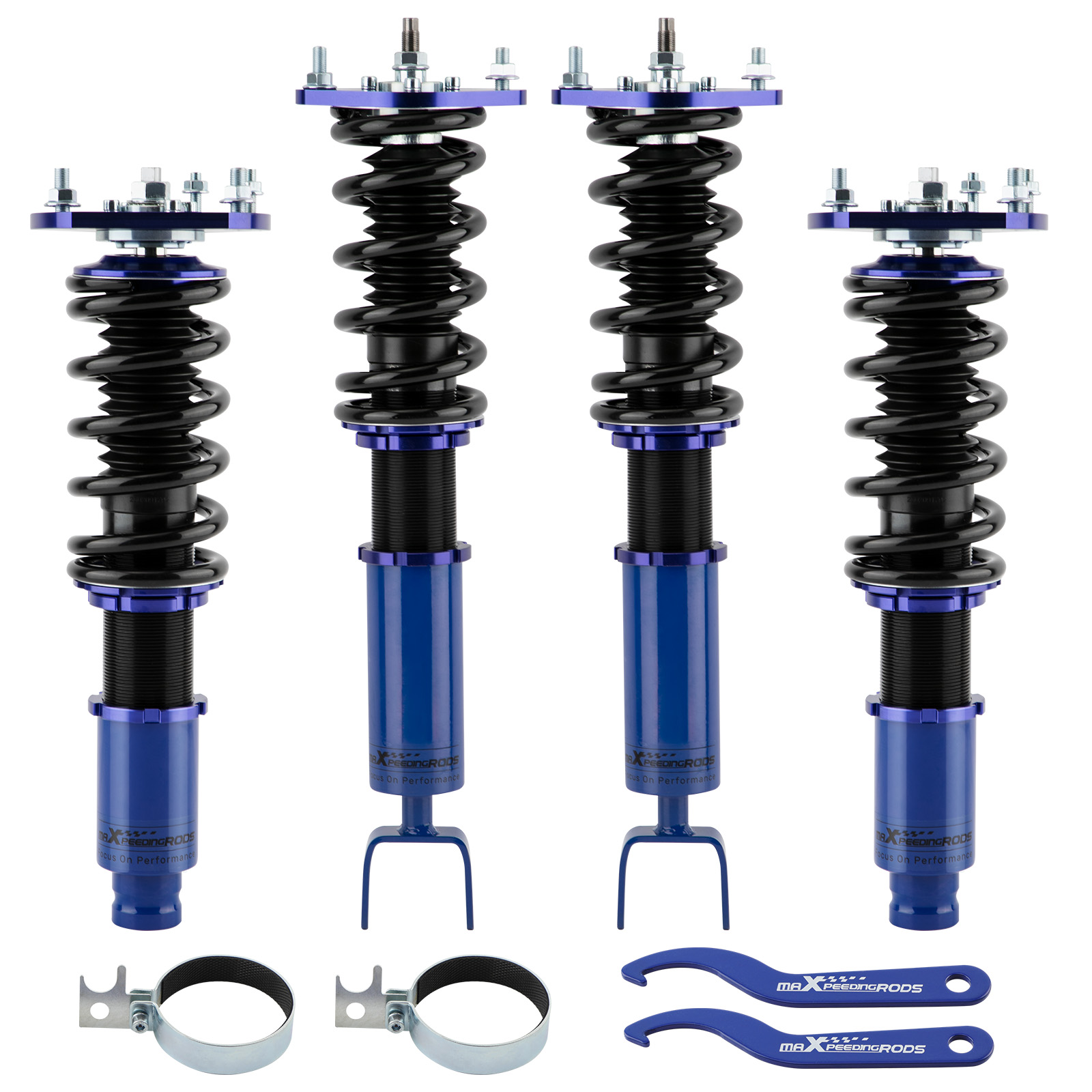 Maxpeedingrods Coilover Shocks Suspension Kit for Honda Prelude 1992-2001