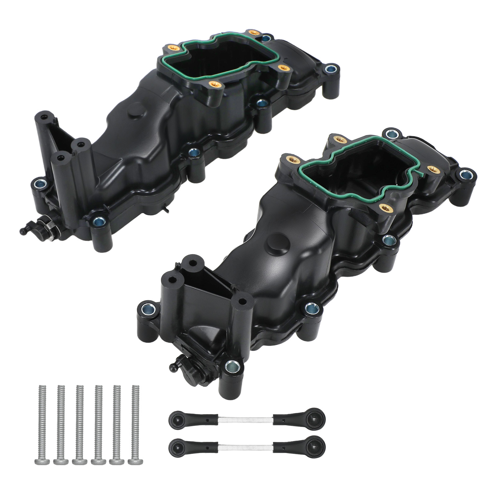 2X Colector Admisión for Audi A4 A5 A6 Q5 Q7 2.7L VW Touareg 3.0L 059129711BF