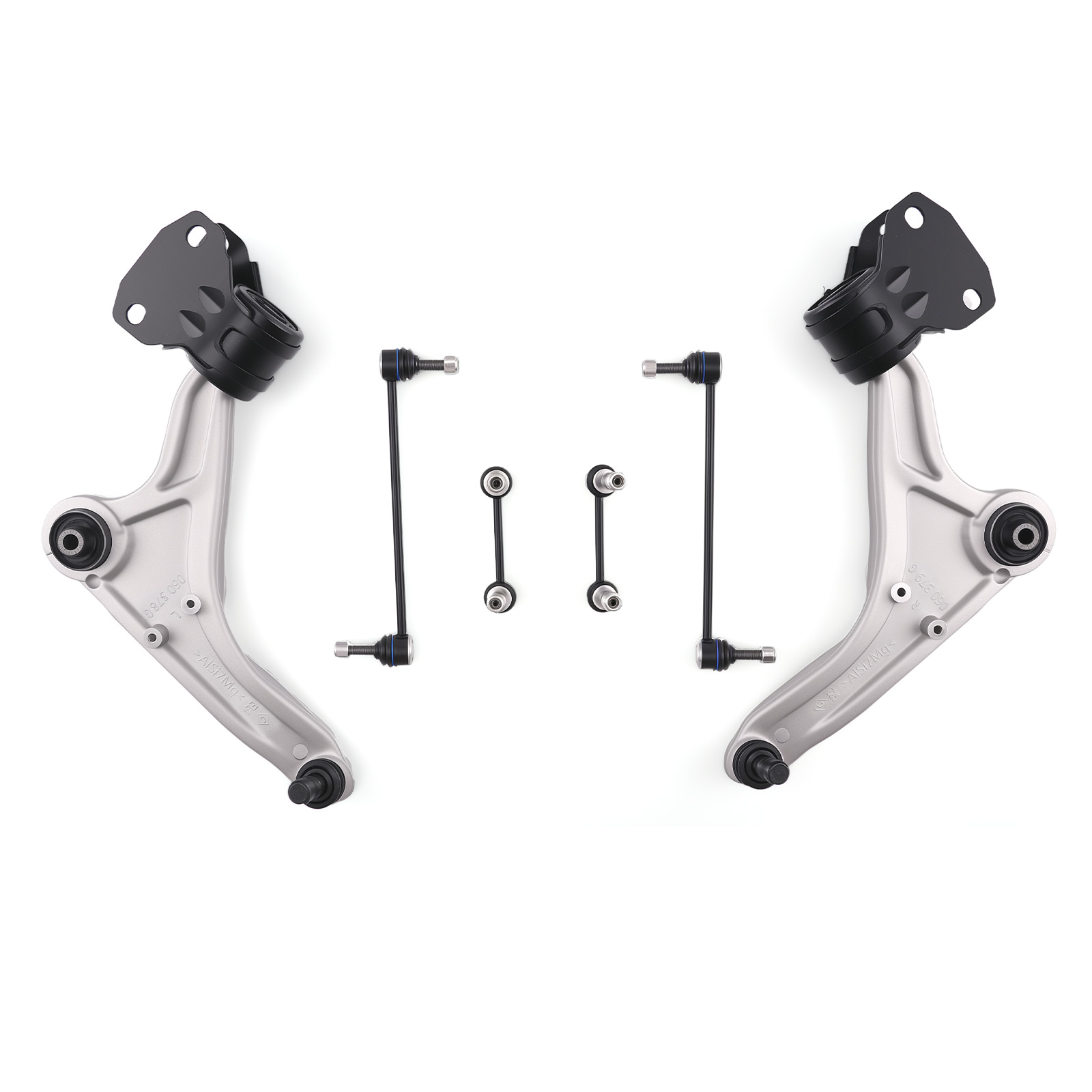 6pcs Front Lower Suspension Control Arm Sway Bar Link FOR Ford Fusion MKZ 13-20