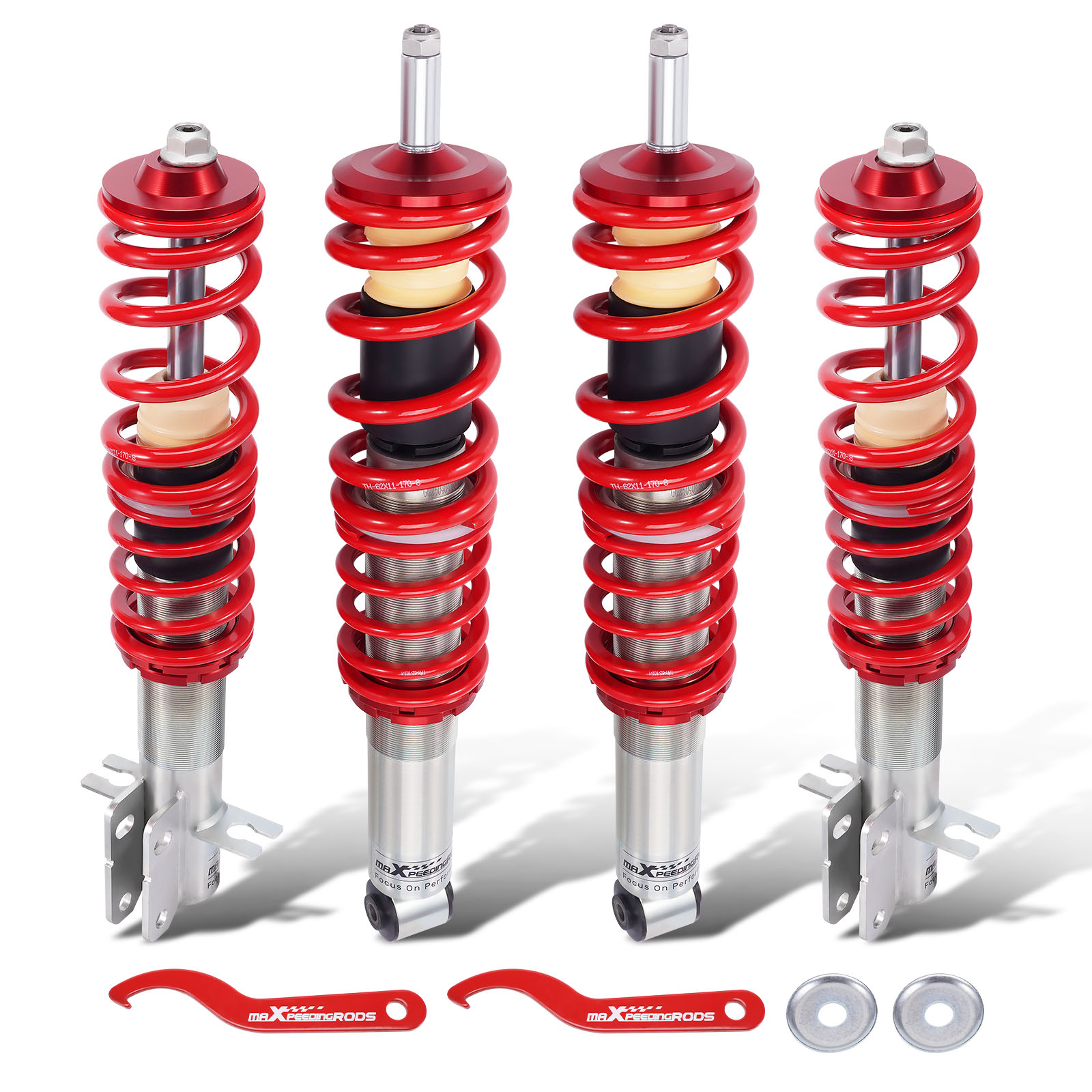 Maxpeedingrods Coilover Suspension Springs Kit for VW Golf MK1 1975-1984