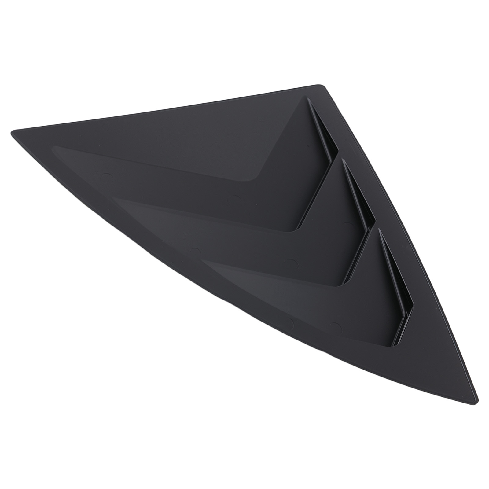 Quarter Window Side Louvers for Tesla Model Y 2020-2024 Painted Gloss Black