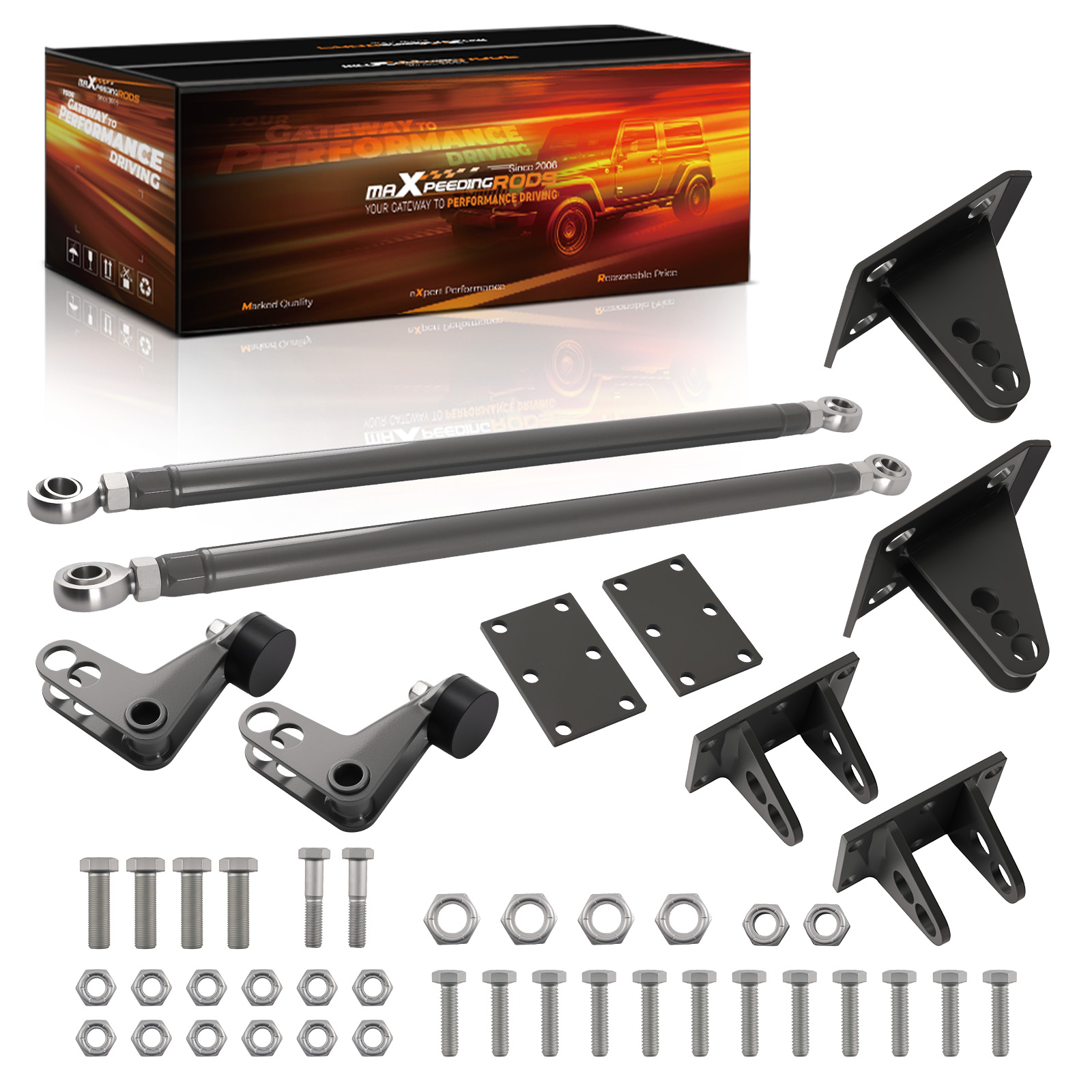 Rear Traction Bar for Chevrolet Silverado 1999-2018 Steel 32mm 710-750mm 2WD 4WD