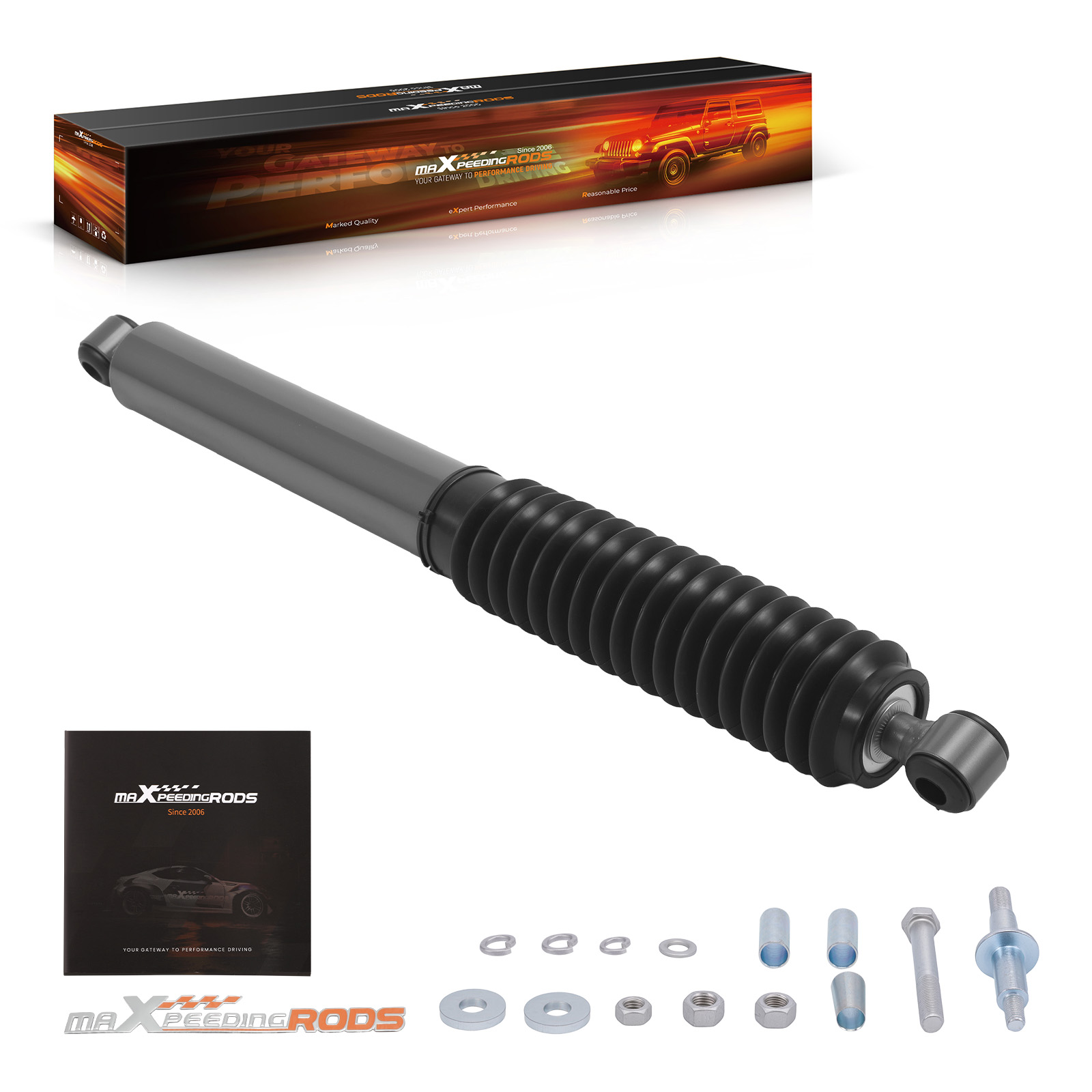 Single Steering Stabilizer For Dodge Ram 1500 2500 2500 4WD 1994-09 Suspension