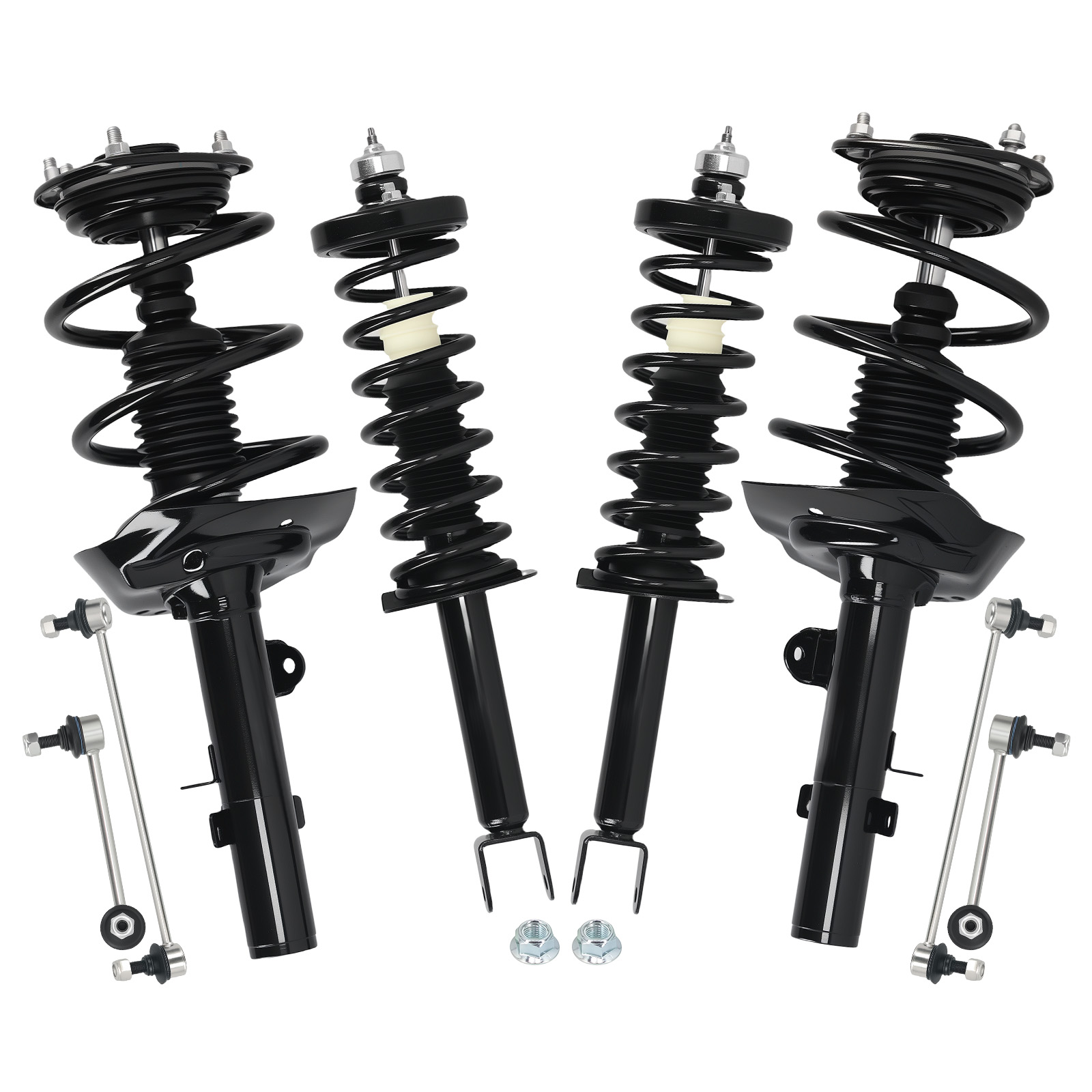 2/4/8 Front Complete Struts Rear Shocks Sway Bar For Honda Accord 2013-2017 2.4L