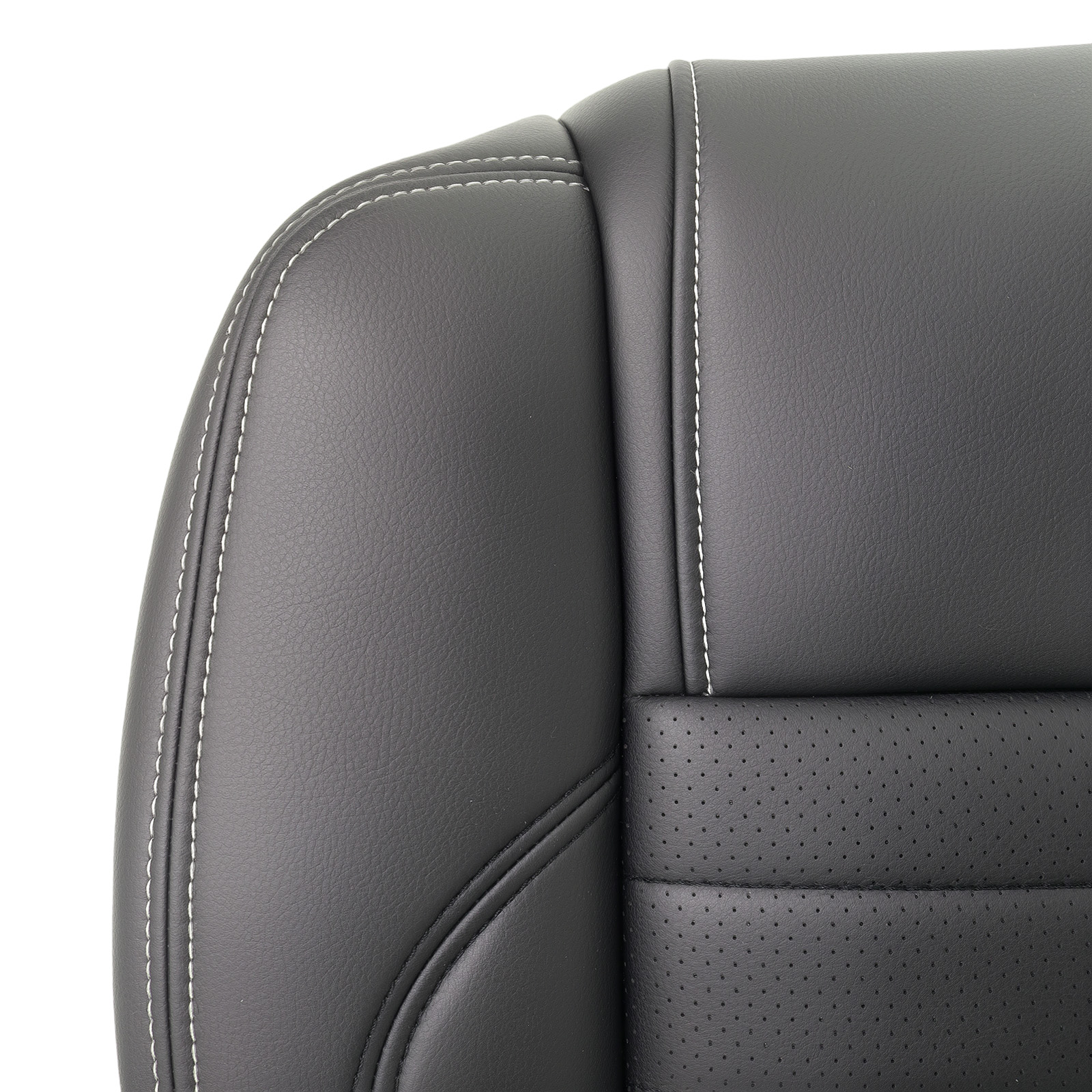 Driver & Passenger Bottom & Top Leather Seat Cover for Ford Mustang GT 2010-2014