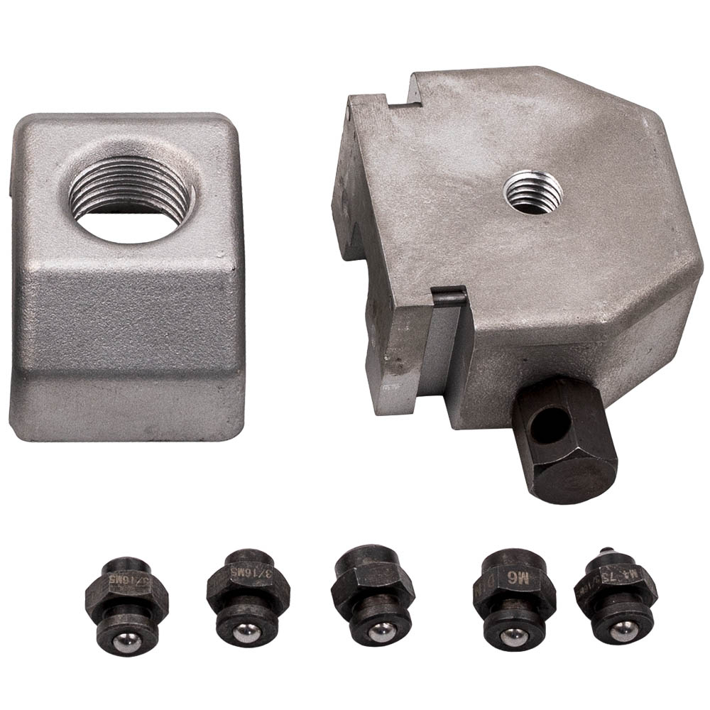 Hydraulisches Bördelgerät 4,75+5+6mm KFZ Bördelwerkzeug Bremsleitung Set 18-tlg.