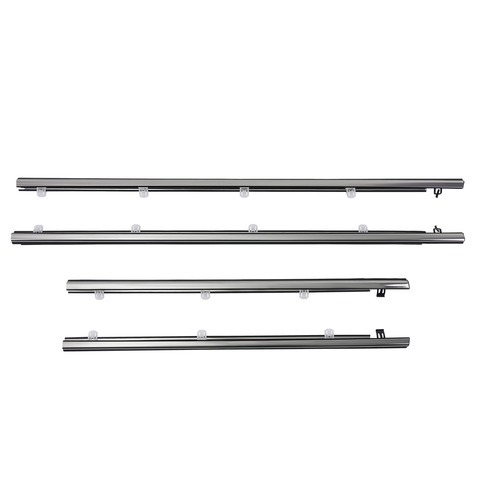 Weatherstrip Seal Belt Front/Rear For Acura TSX 2009-2014 Waterproof Rubber