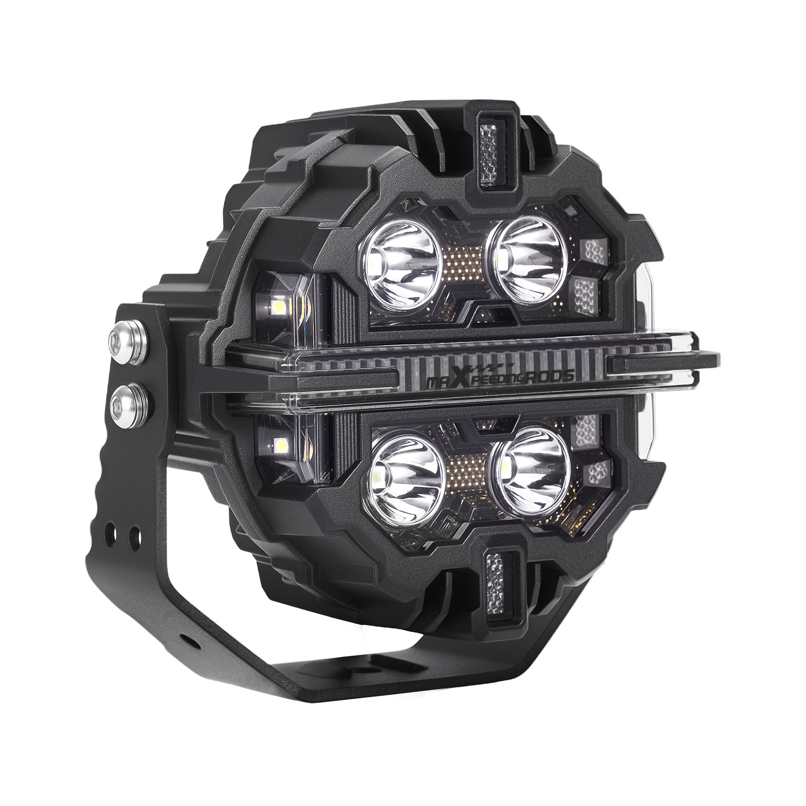 LED Pod Lichter 5Zoll Fahren Lichter Spot Strahl RGB DRL Weiß Bernstein Off Road
