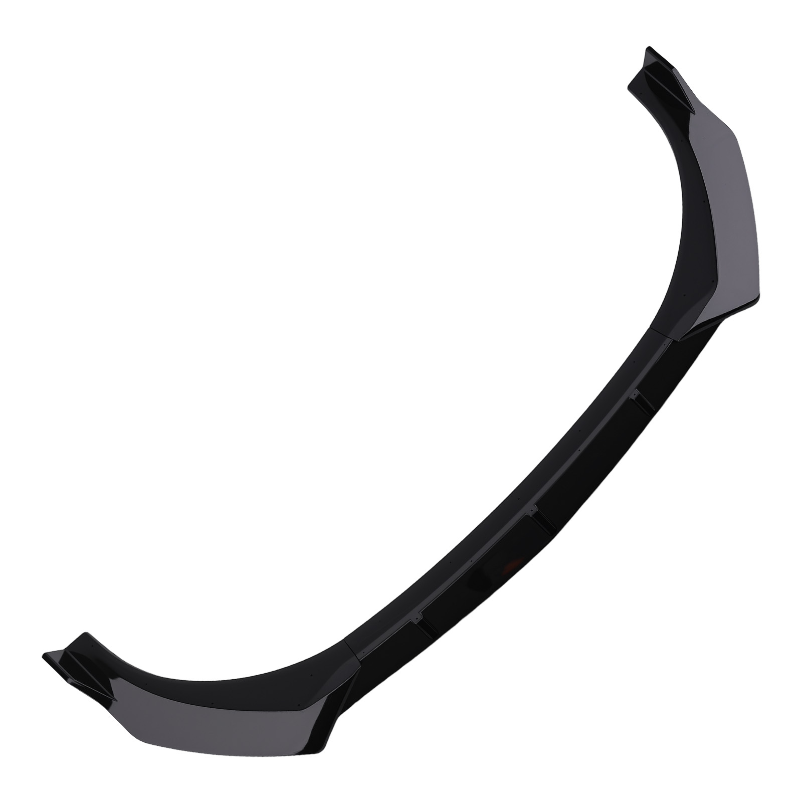Front Bumper Apron Kit for Hyundai Elantra 2021-2024 Gloss Black Plastic Lip