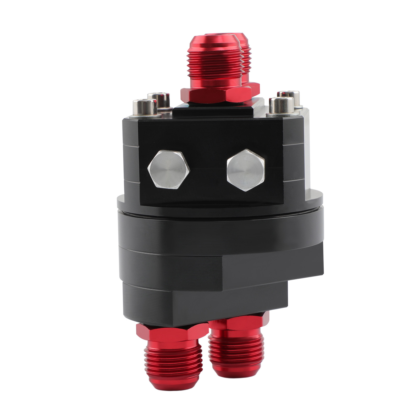 Universal Engine Oil Cooler 15-Row 10AN With Filter Adapter Hose end Kit