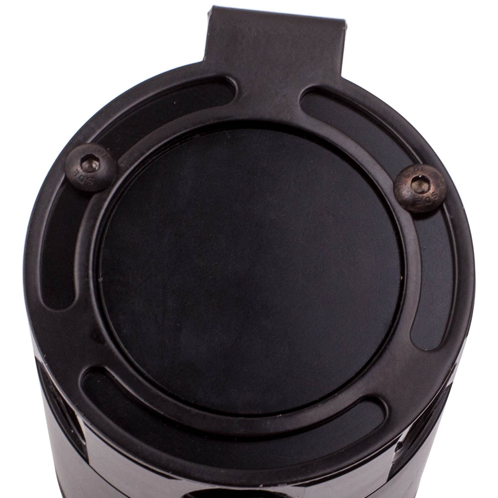 Black 3 Port Oil Catch Can Tank Reservoir Air Oil Separator Racing Baffled