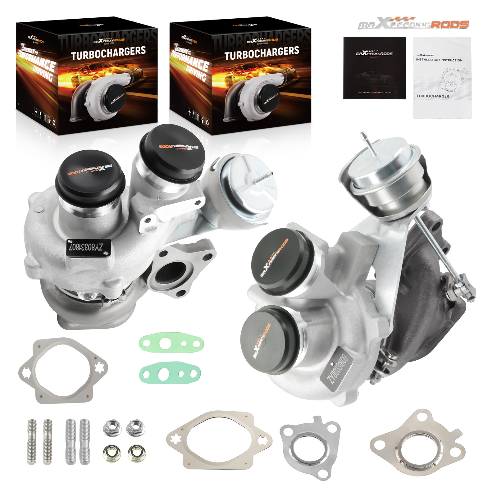 K03 Twin Turbo Turbocharger Fit Ford Transit 3.5L F150 Expedition 2013-2016