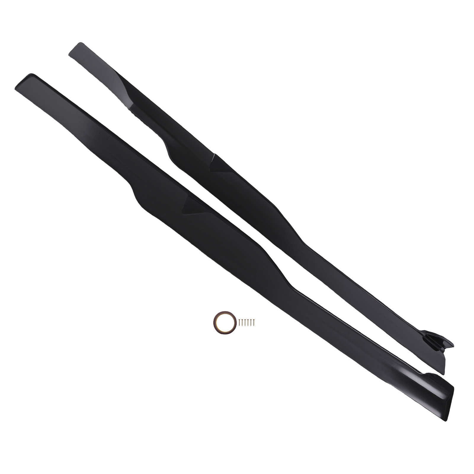 Gloss Black Side Skirt Extension for Dodge Charger SRT Daytona 15-2023 ABS Panel