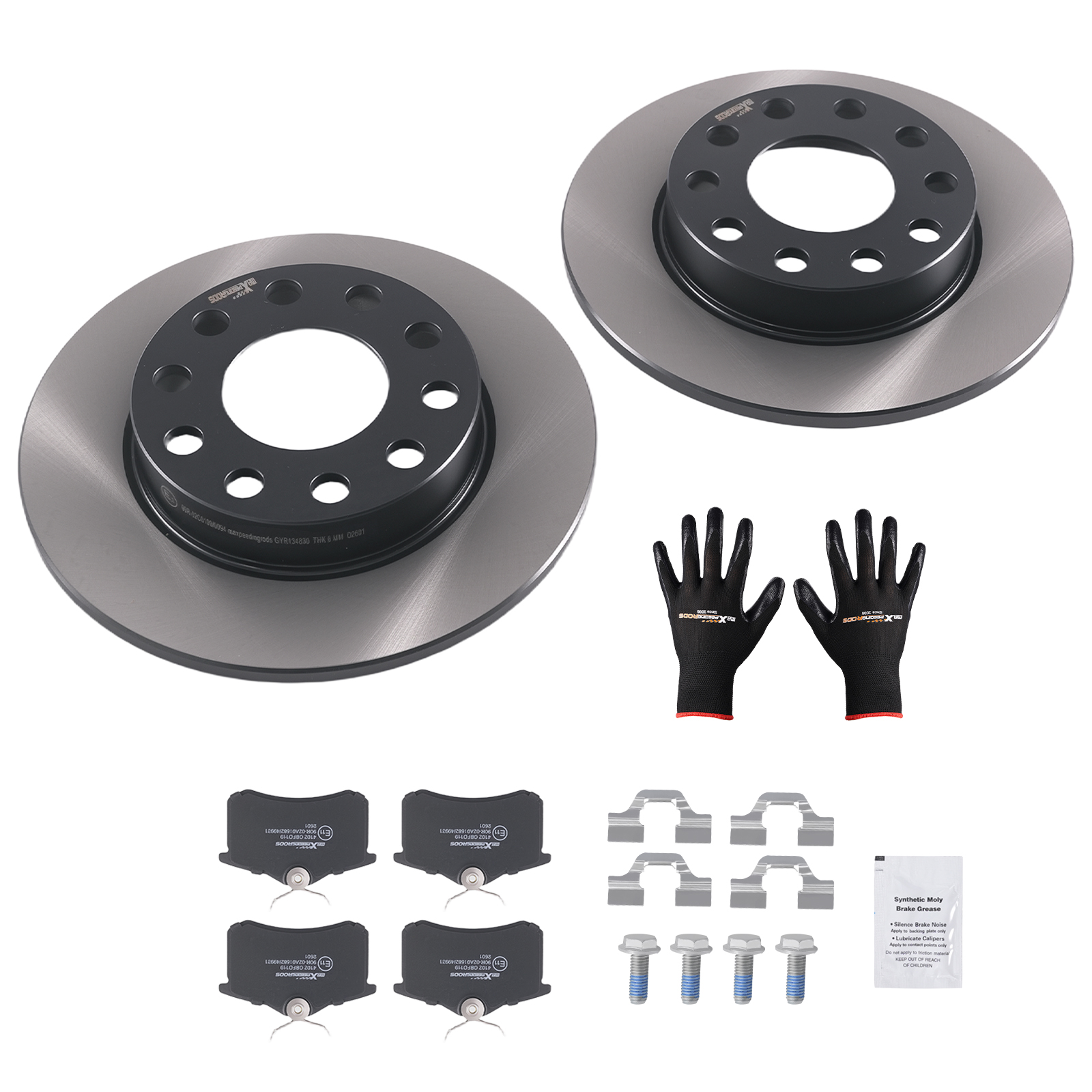 Disques et plaquettes de frein Arrière for Seat Exeo 3R2 2009-2013