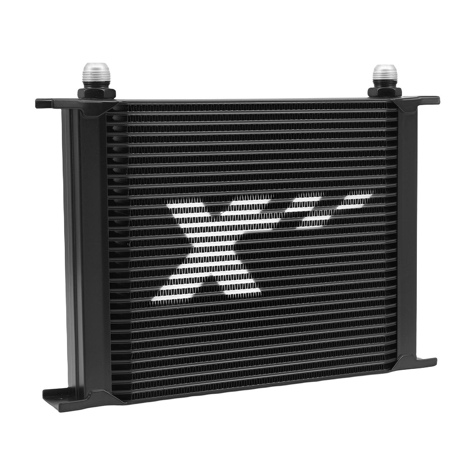 Transmission Engine Oil Cooler 30-Row Universal Aluminum AN10 Air Guide Kit