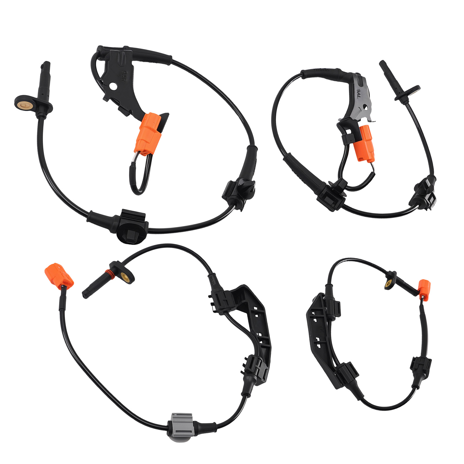 Front Rear ABS Wheel Speed Sensor Set of 4 for Honda CR-V 2.4L 2002-2006 5S7607