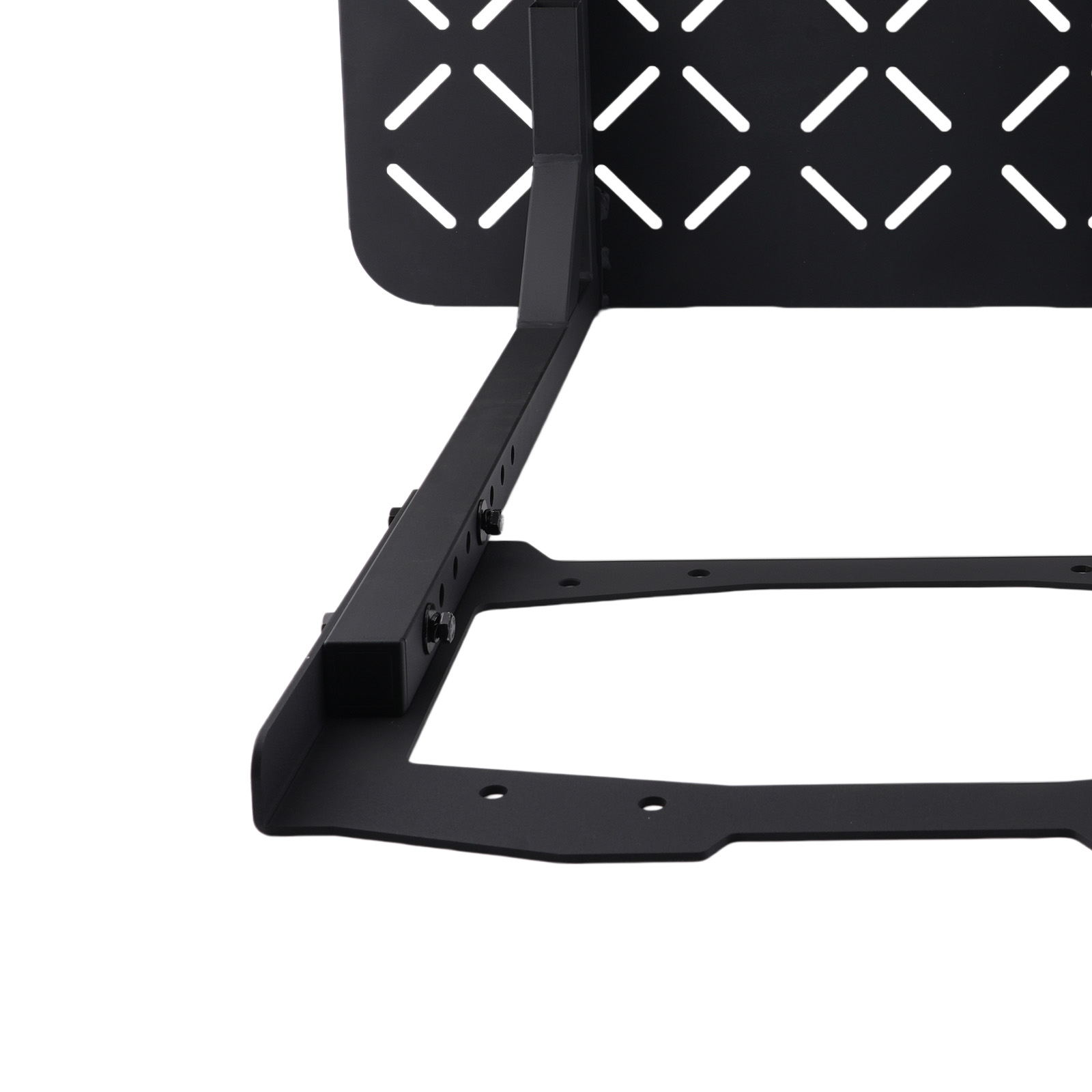 Rear Cargo Basket for 2018-2025 Jeep Wrangler JL JLU Spare Tire Black