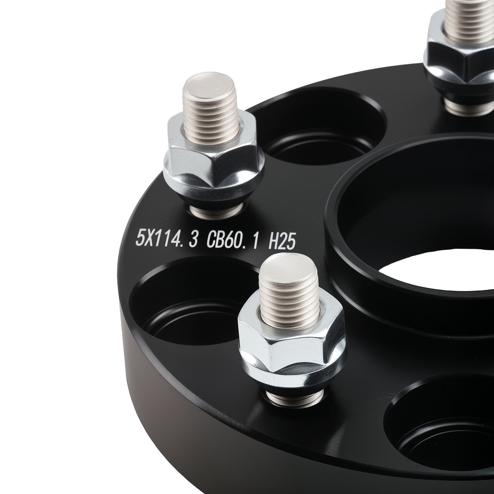 1 Inch Wheel Spacers for Lexus Toyota Scion 5x114.3 60.1mm Hub M12x1.5 5x4.5