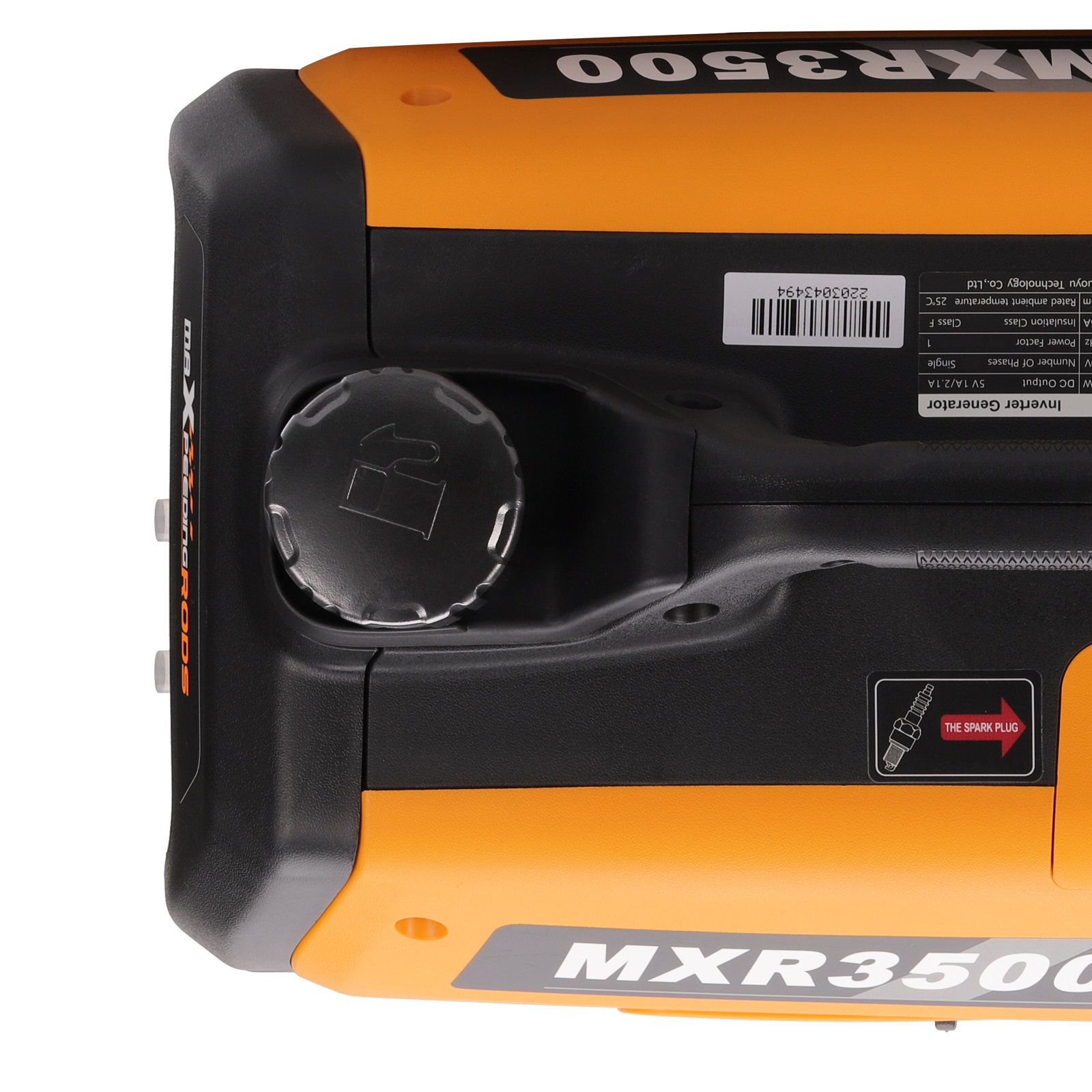 3500 Watt Gas Powered Inverter Generator Portable Super Quiet CO Shutdown for RV
