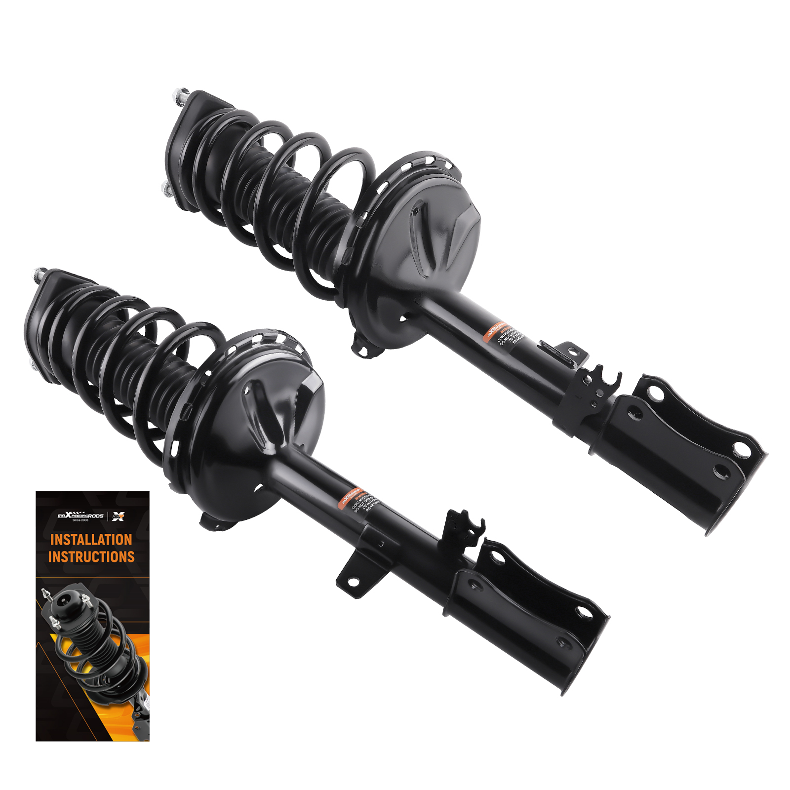 Rear Struts Assembly Pair For FWD 2004-2007 Toyota Highlander Lexus RX330 RX350