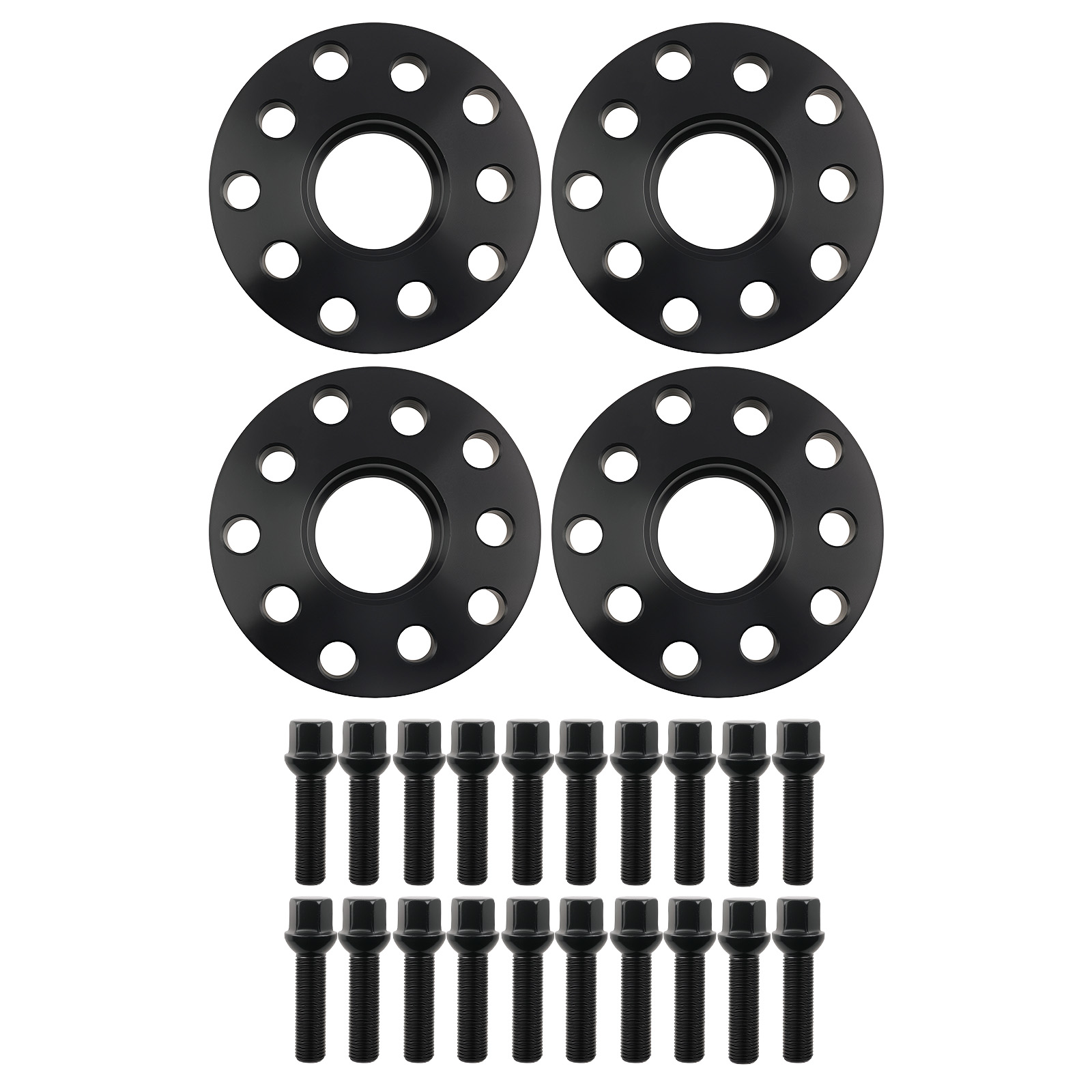Espaciadores 15/20mm for Volkswagen Tiguan Passat Scirocco Aleación 6061-T6