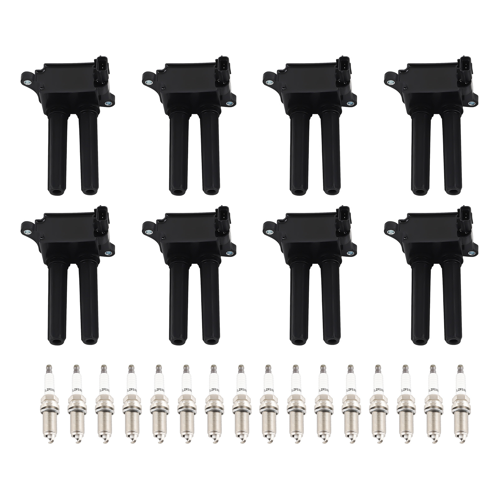 8 Ignition Coils & 16 Spark Plugs For Chrysler Dodge Charger Ram Jeep V8 UF504