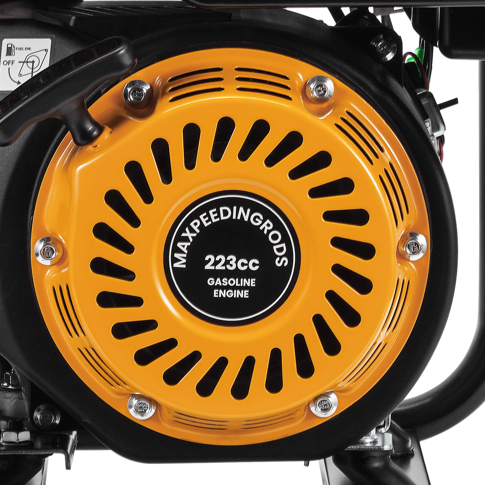 Quiet 72dB 3500W Portable Generator with ECO Mode 223cc Gas Power 8.5H Runtime