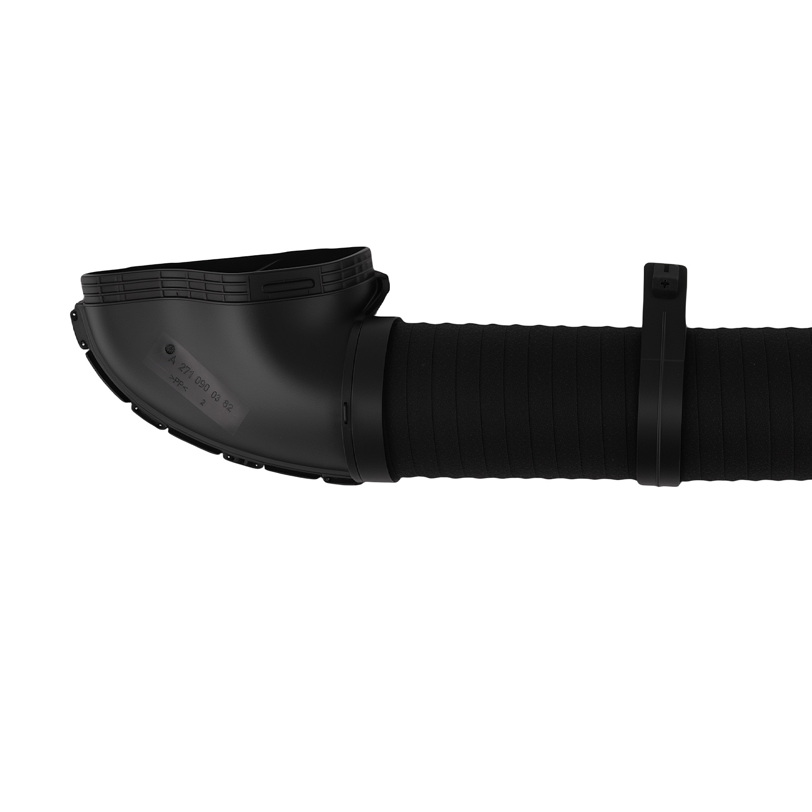 Engine Air Intake Boot Hose for Mercedes C230 W203 2003-2005 2710900382 Black