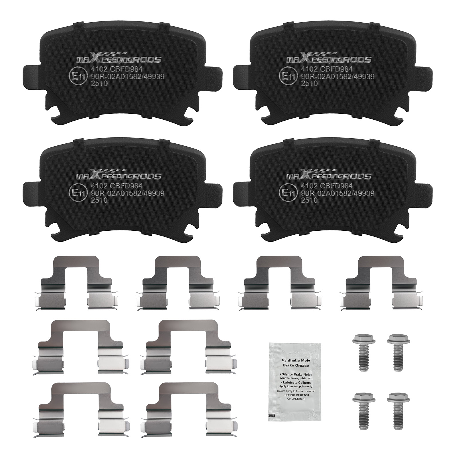 Bremsbeläge Bremsklötze Hinten For Skoda Octavia II Yeti VW Caddy Passat CC