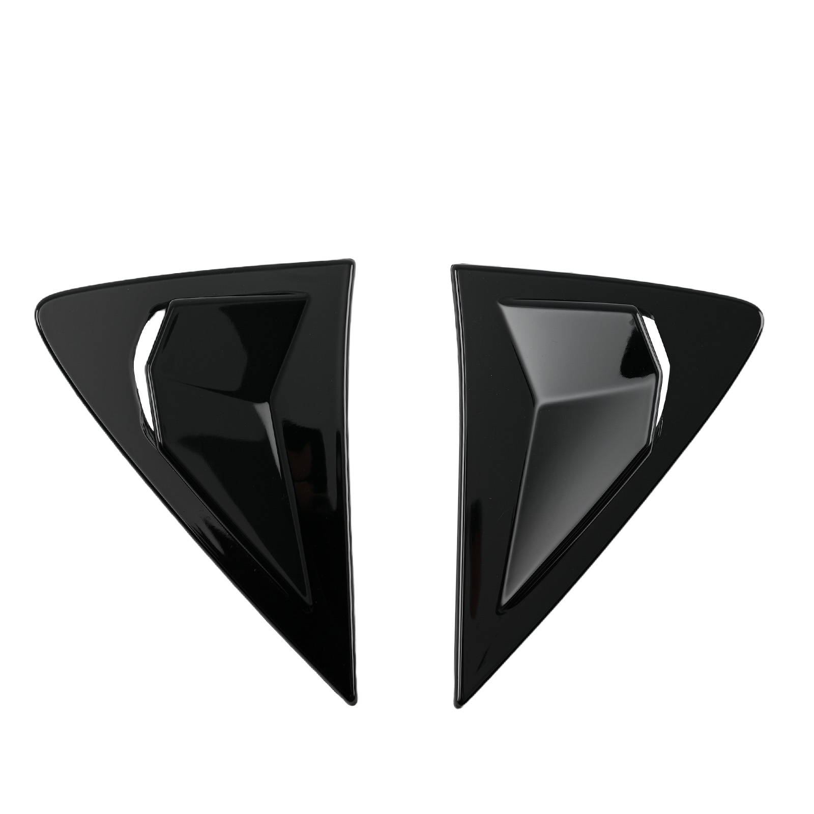 Black ABS Side Window Louvers for Toyota Camry 2025+ Gloss Painted Finish