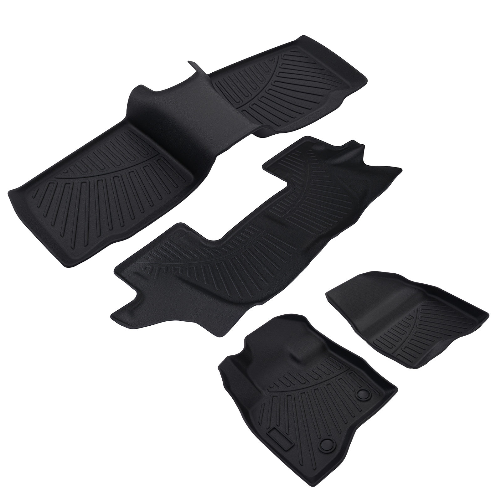 TPE Floor Mat Liners Waterproof For Ford Explorer 2017- 2019 All Weather