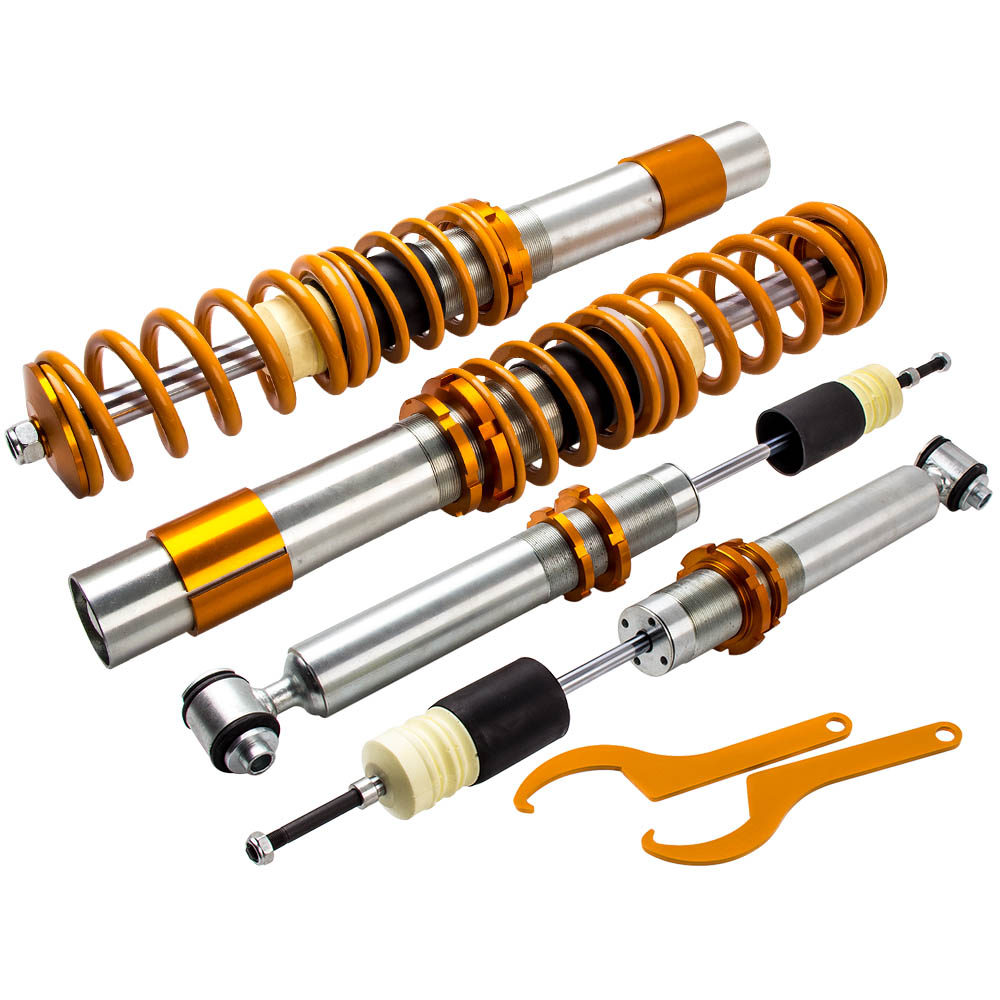 Coilovers Adjustable Suspension Lowering Shock Kit for BMW E39 5-Series