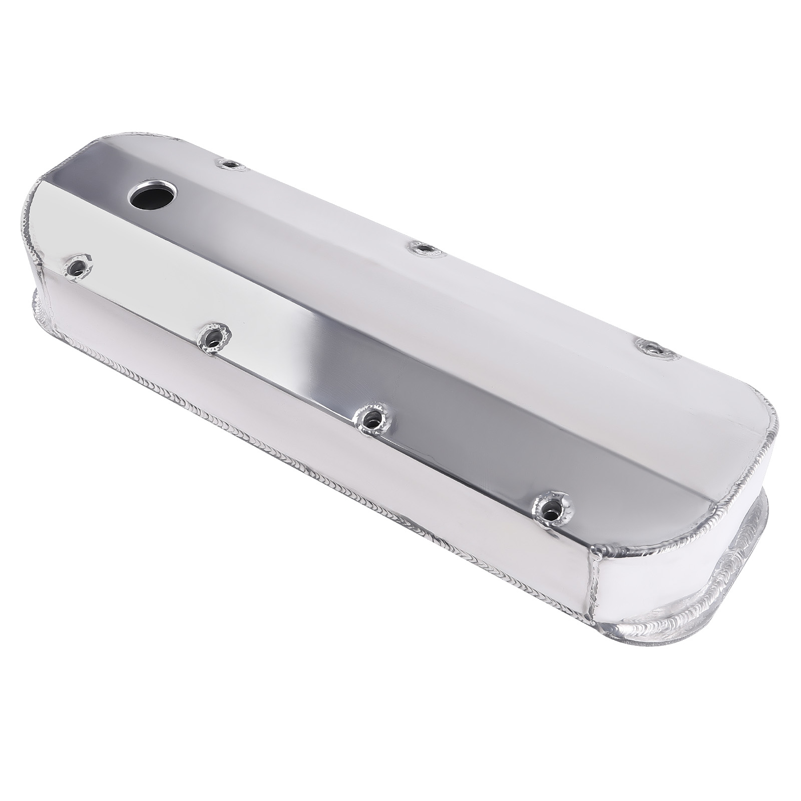2x Fabricated Aluminum  Valve Covers Center Bolt For Big Block Chevy 427, 454