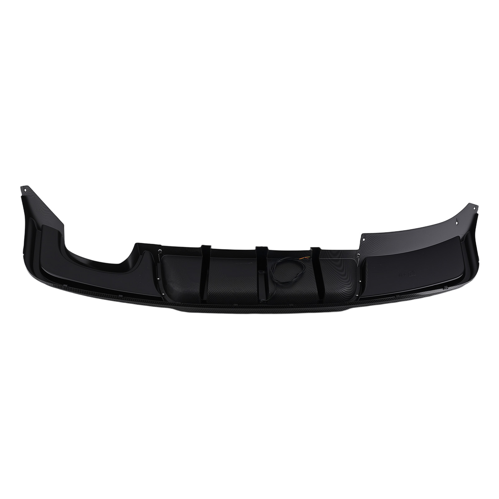 Bumper Lip Spoiler Kit for BMW 1 Series E82 M Sport 07-13 Carbon Look Black