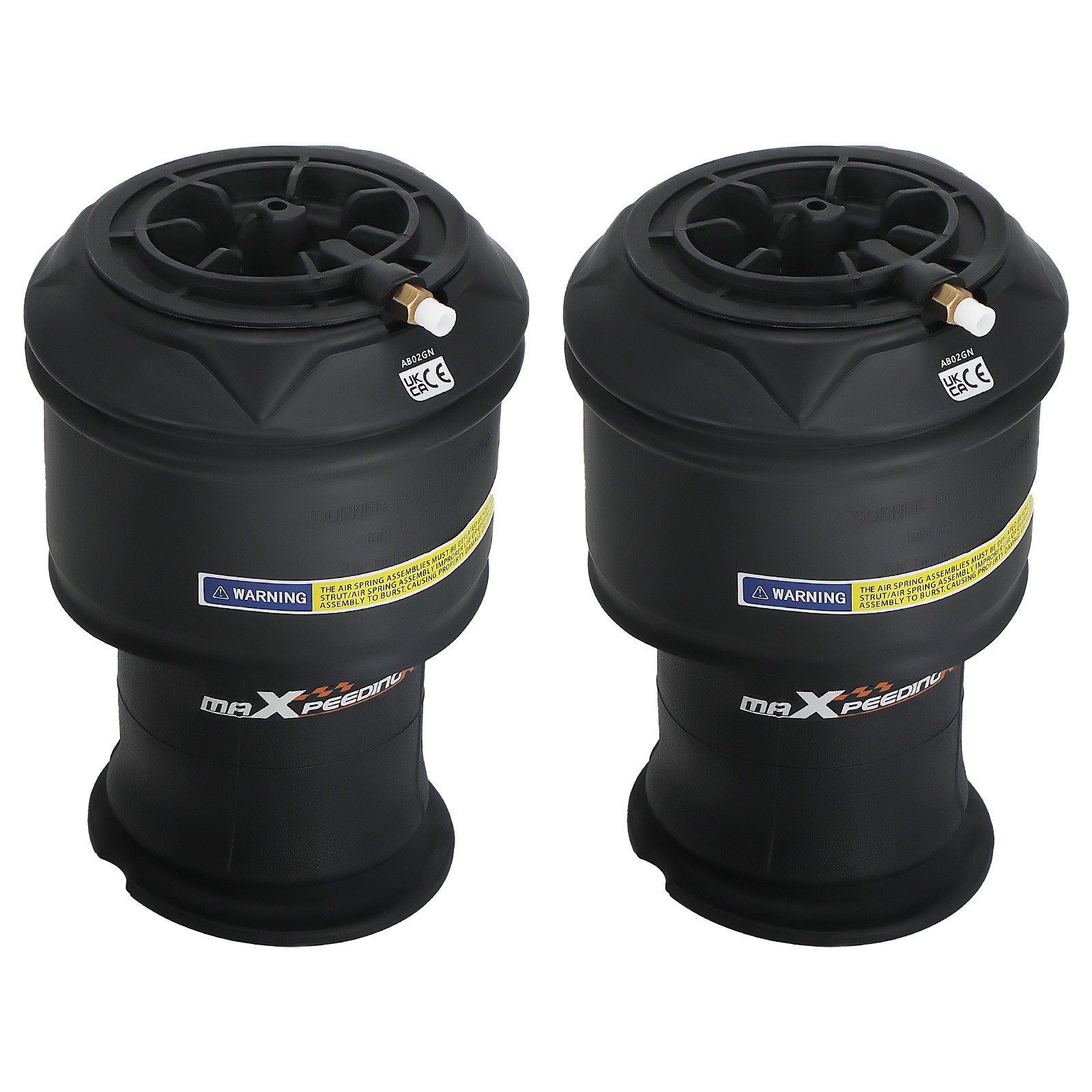 2× Ressort Suspension Pneumatique Arrière for Citroen C4 Picasso 9681946080