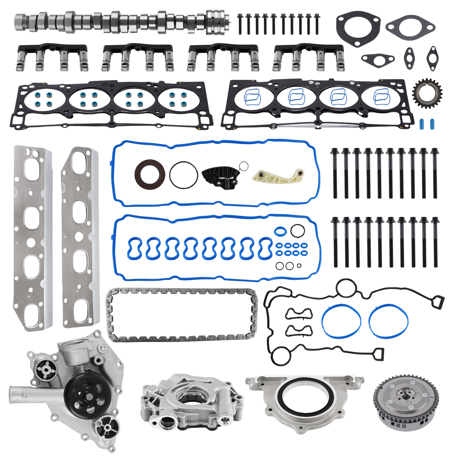 MDS Lifters Hydraulic Roller Cam Kit For Dodge Durango Ram 1500 ST 5.7L V8