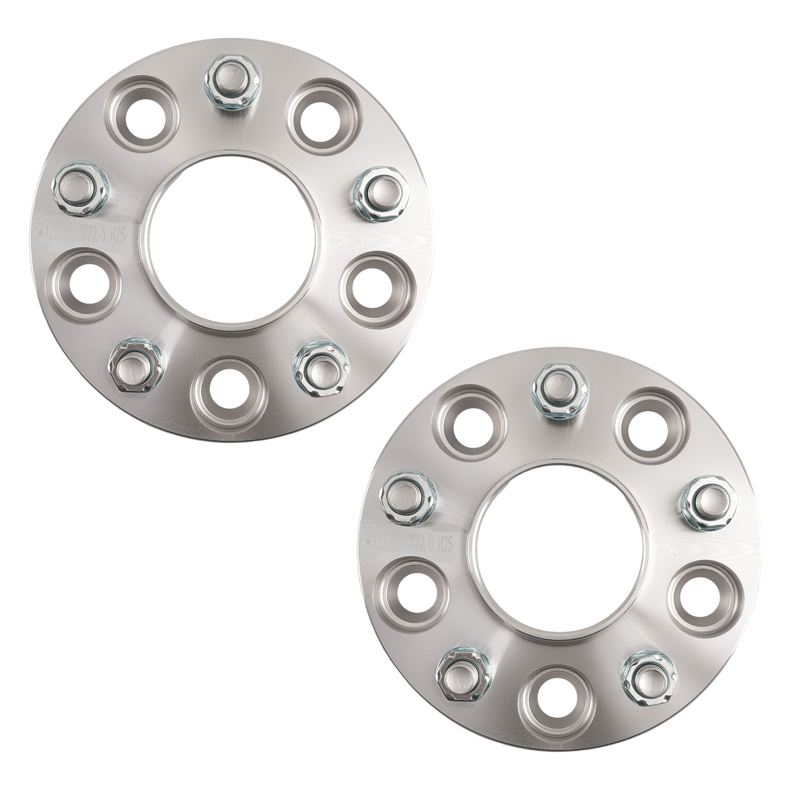 25mm Hub Centric Spacers For Chevy Corvette 1984-2019 5x120.65mm M12x1.5 Bolt
