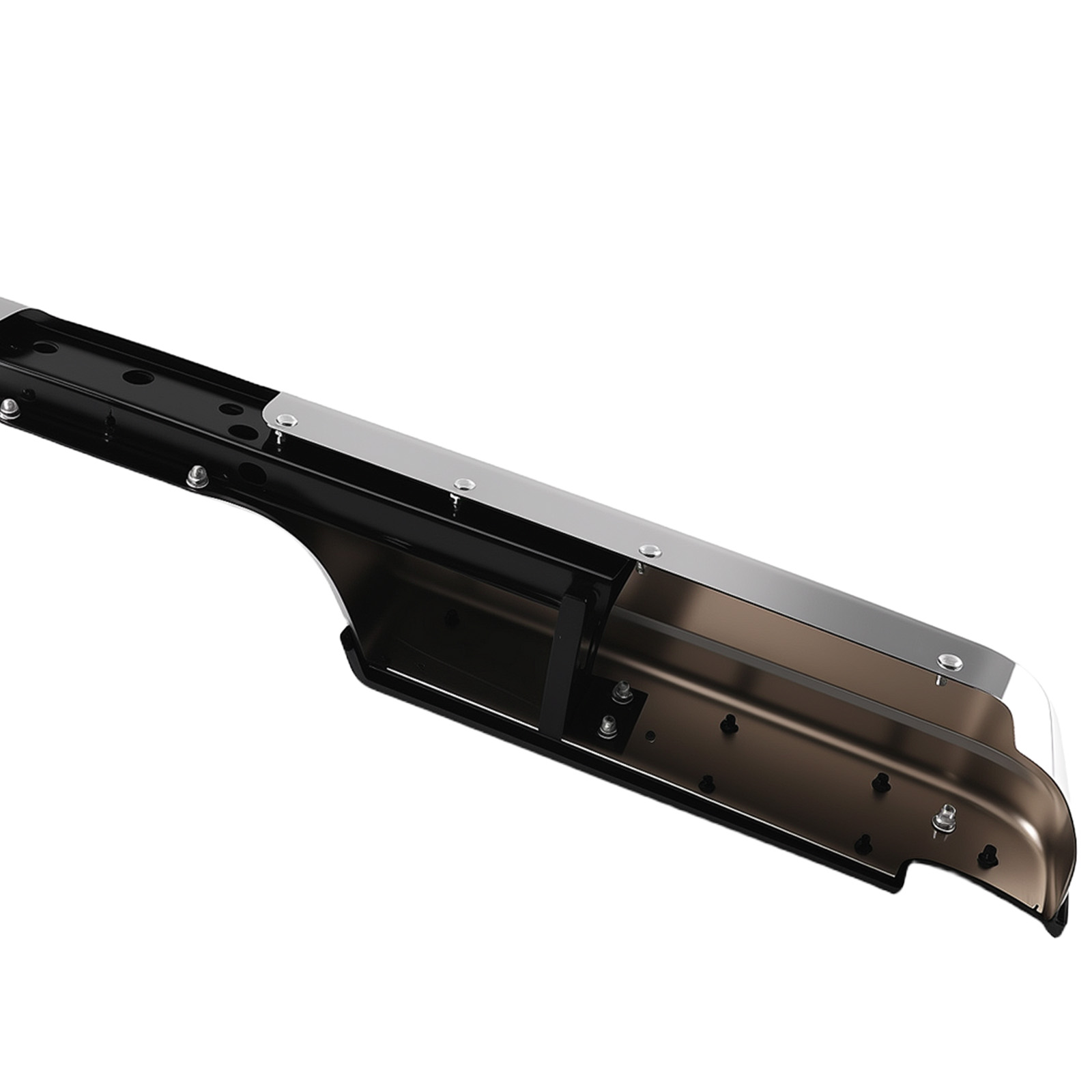 Chrome Rear Bumper for Dodge Ram 1500/2500/3500 Styleside 1994-2002