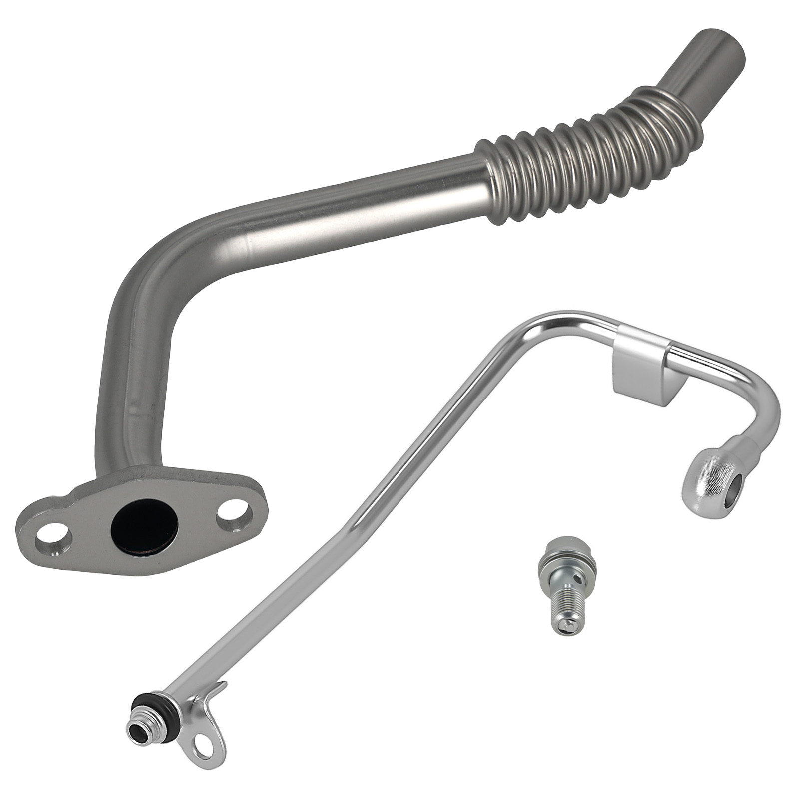 Turbo Oil Feed Return Pipe Line for Mercedes Benz 1.8L E250 11-16 C250 12-15