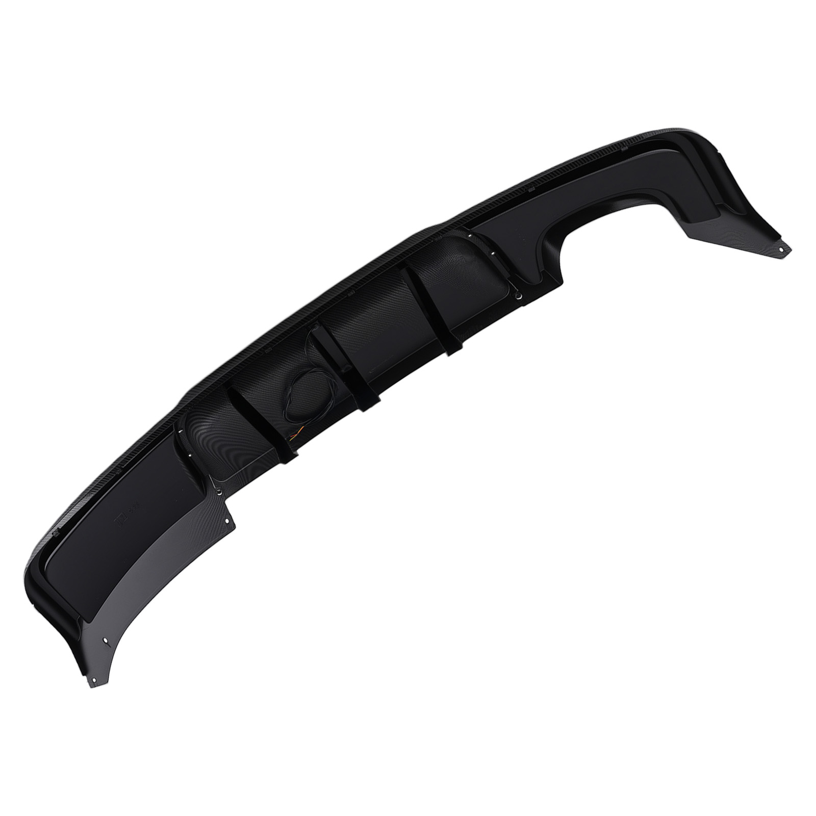 Bumper Lip Spoiler Kit for BMW 1 Series E82 M Sport 07-13 Carbon Look Black