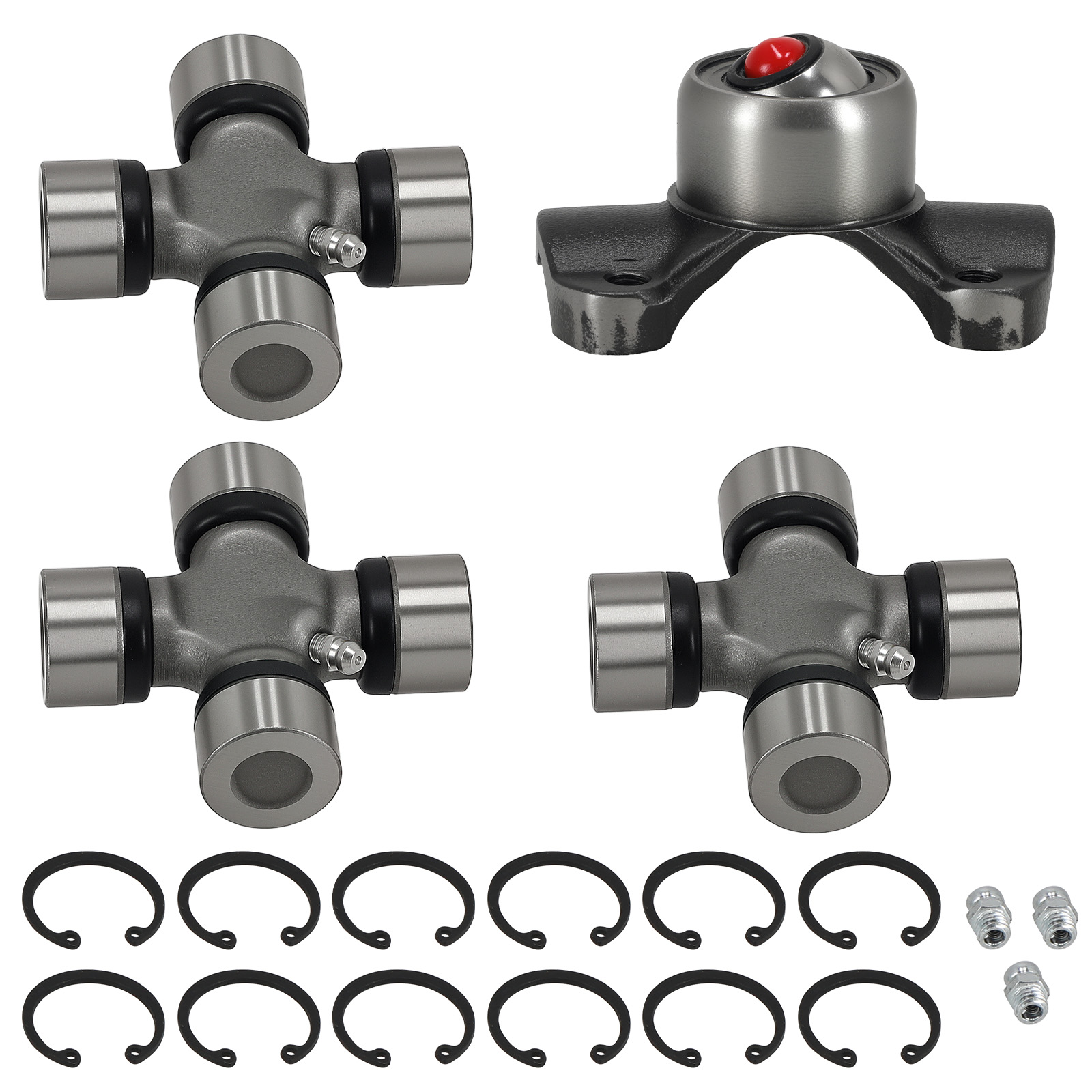 Universal Joints + CV Socket Kit For Jeep Wrangler Cherokee XJ TJ 94-06 211355X