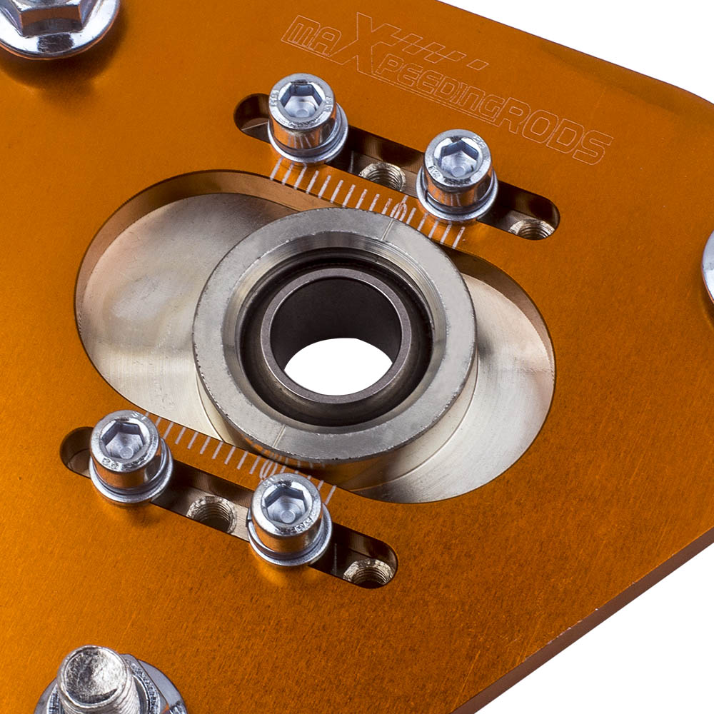 Front Coilover Camber Plates Top Hat for Toyota Celica 2000-06 Pillow Ball Adj.